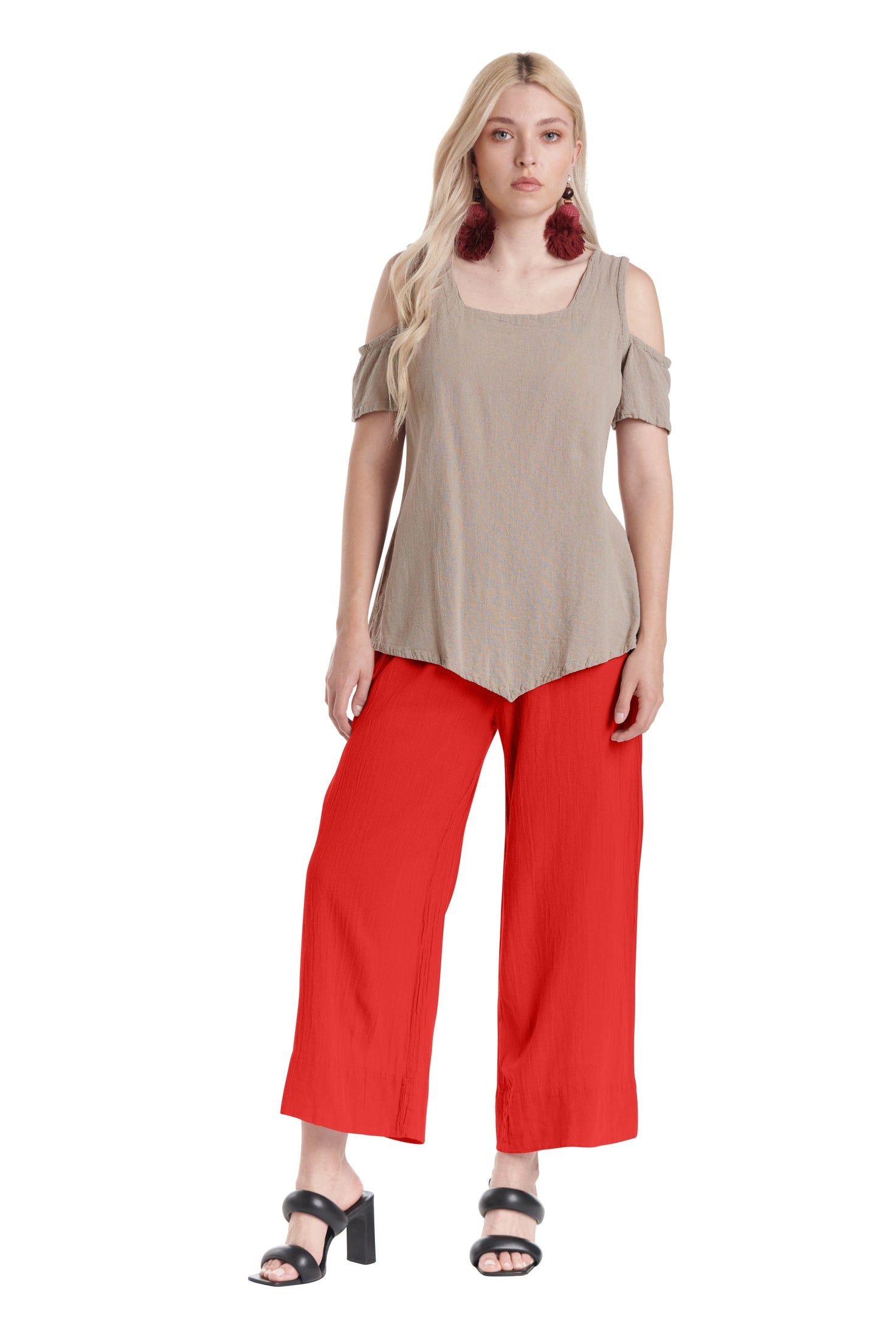 Paula Cotton Gauze Pants-Oh My Gauze