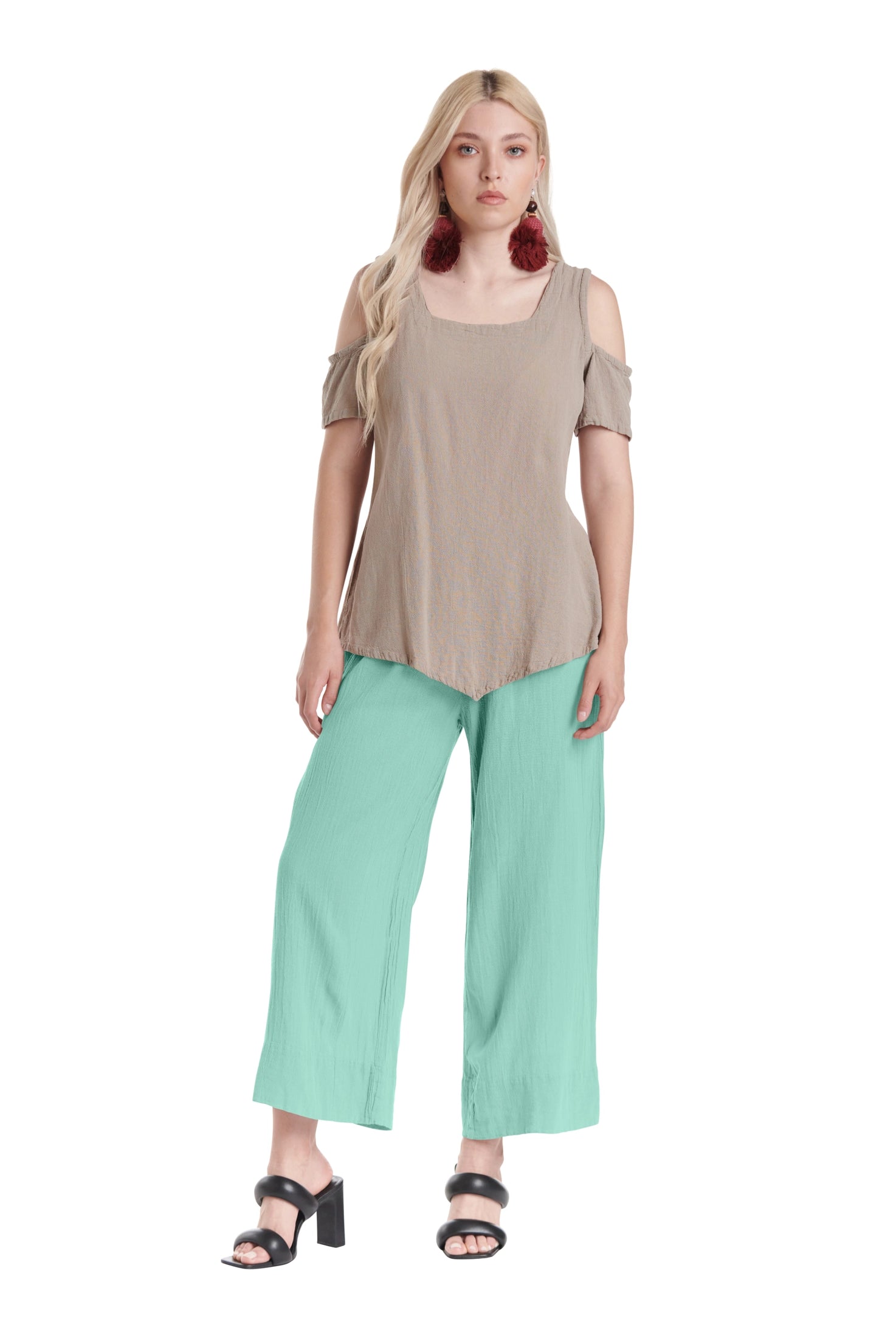 Paula Cotton Gauze Pants-Oh My Gauze