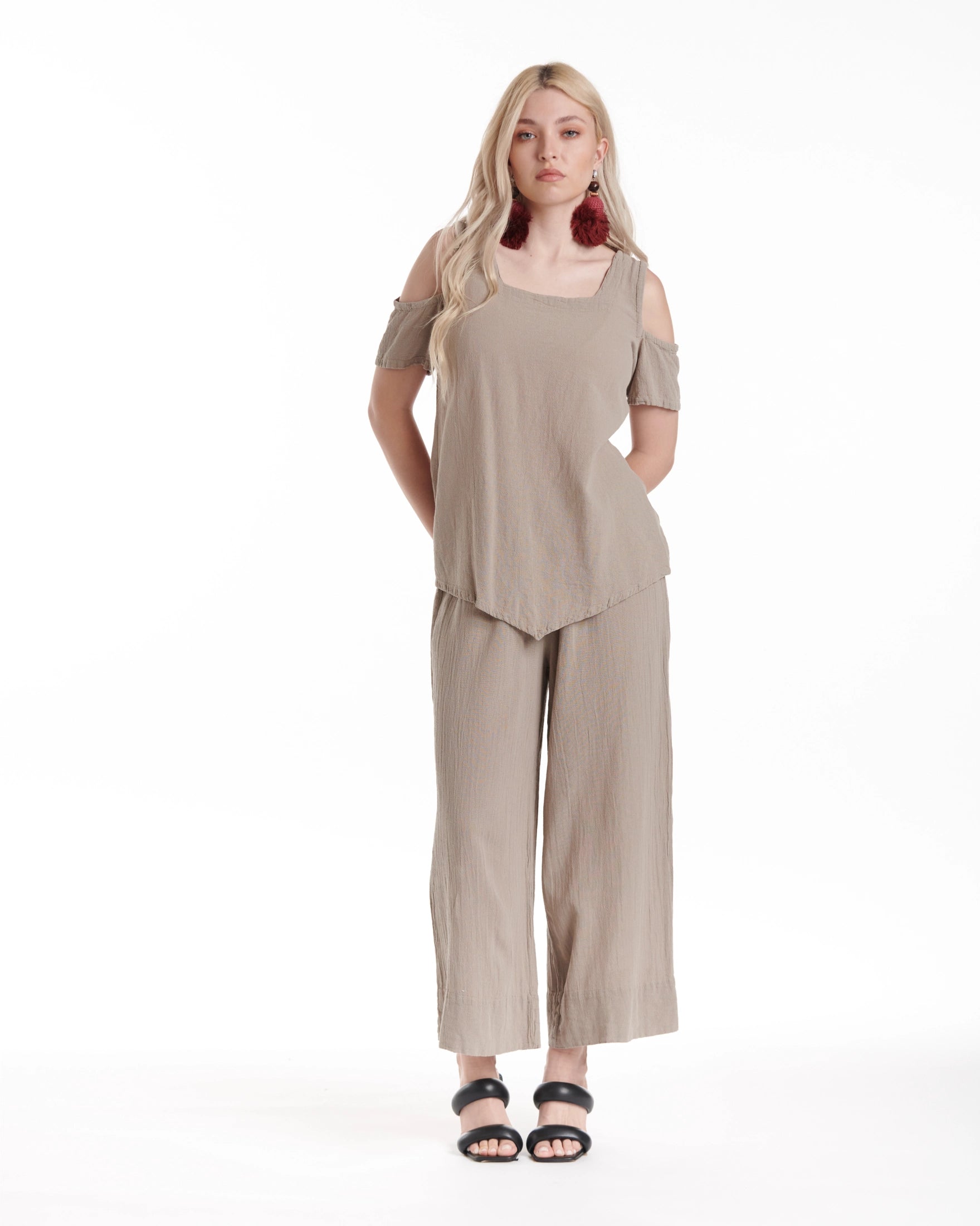 Paula Cotton Gauze Pants-Oh My Gauze