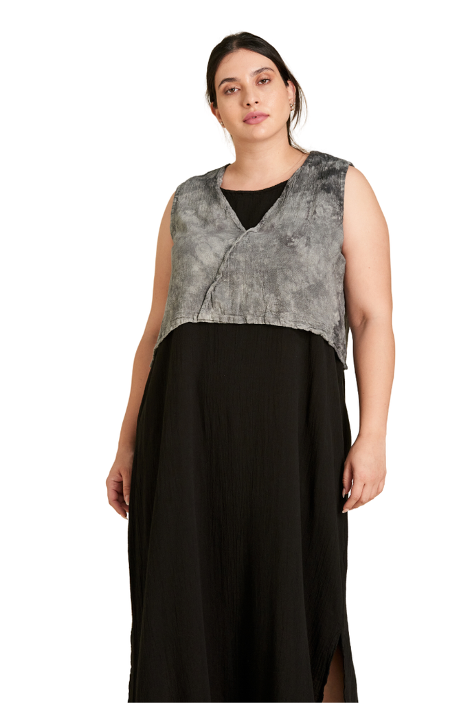 Luisa Crop Cotton Gauze Blouse-Oh My Gauze