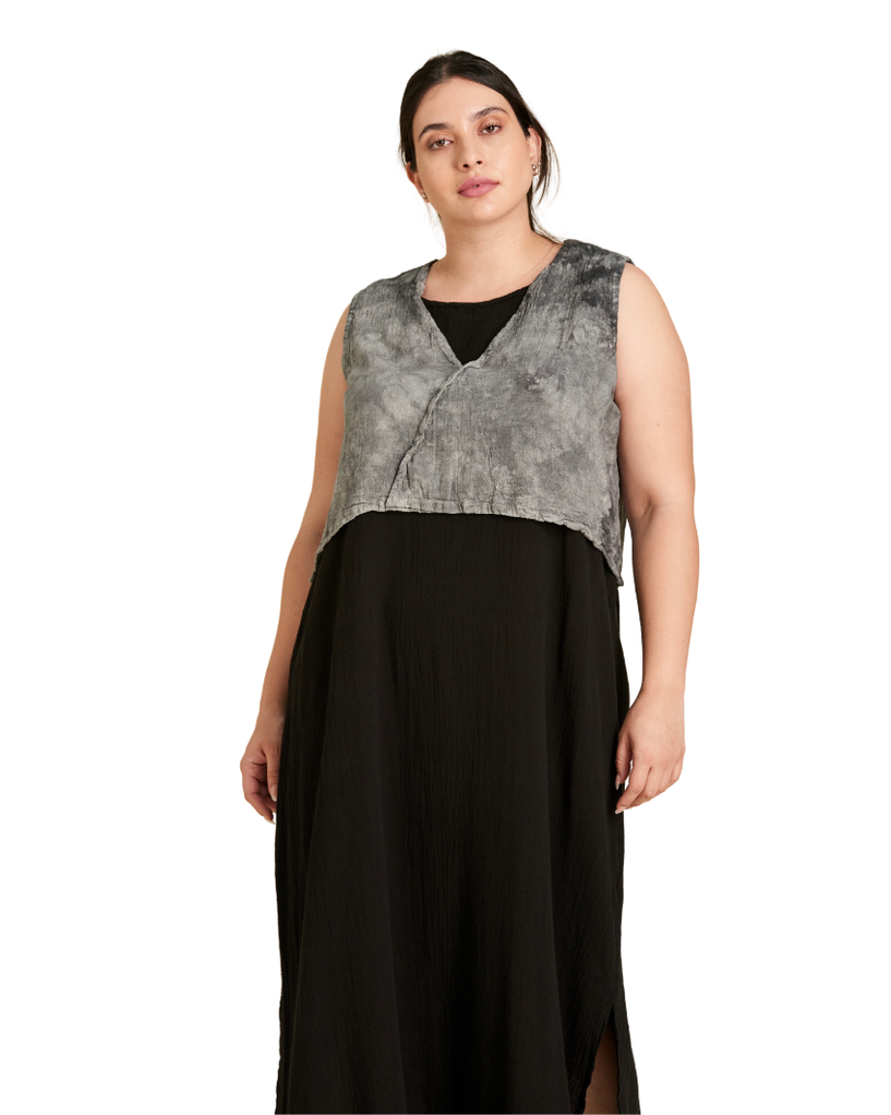 Luisa Crop Cotton Gauze Blouse-Oh My Gauze