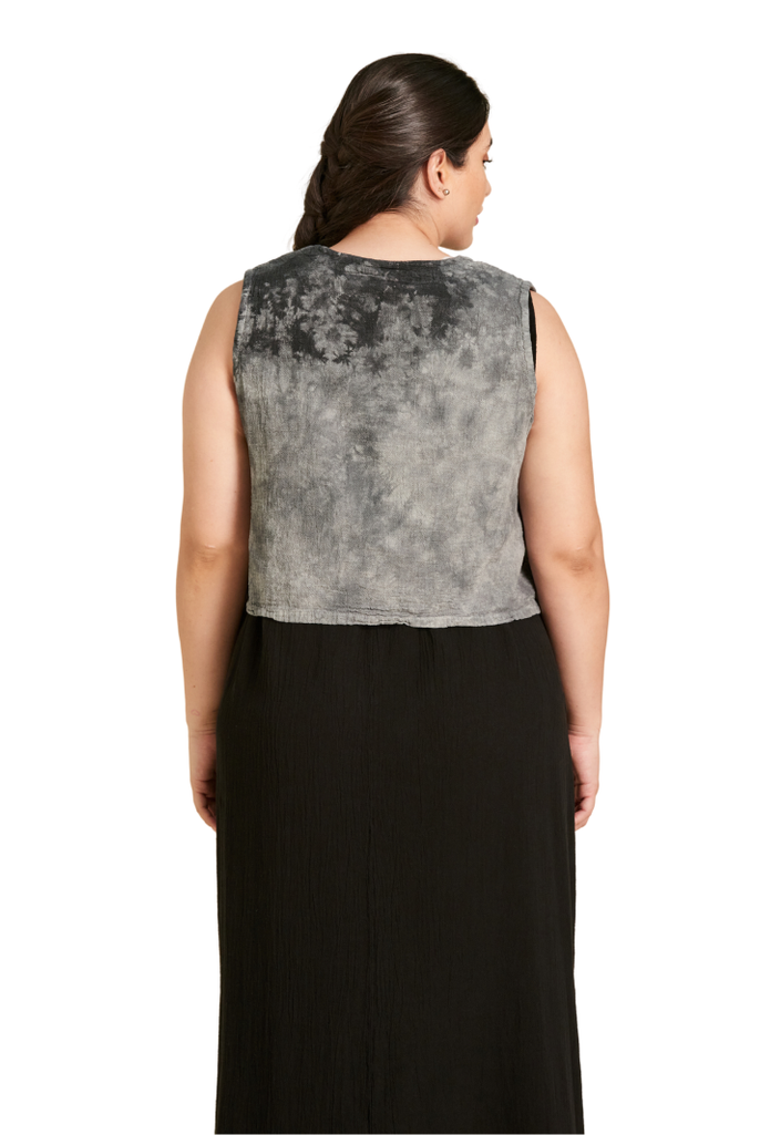 Luisa Crop Cotton Gauze Blouse-Oh My Gauze