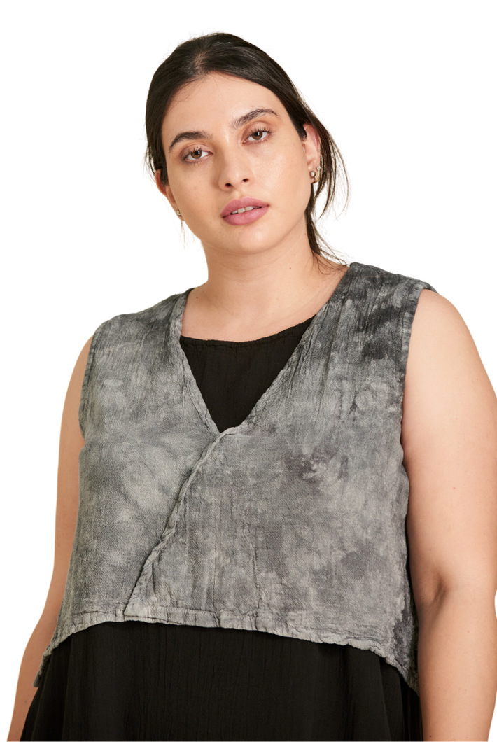 Luisa Crop Cotton Gauze Blouse-Oh My Gauze