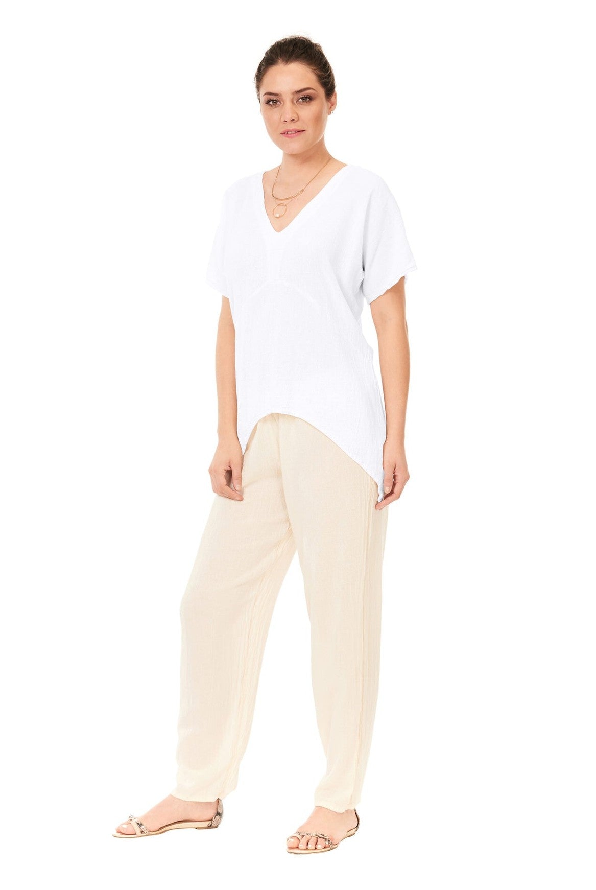 Playa Cotton Gauze Blouse – Final Sale-Oh My Gauze