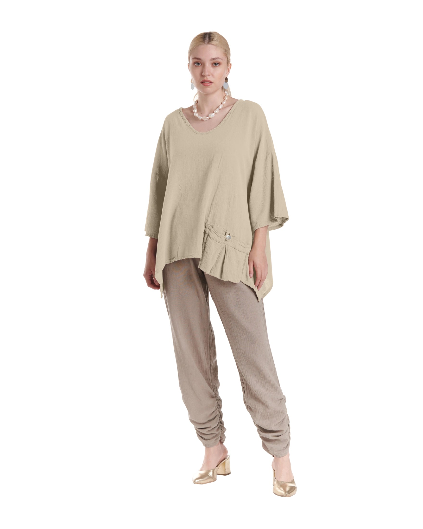 Pocket Blouse-Oh My Gauze