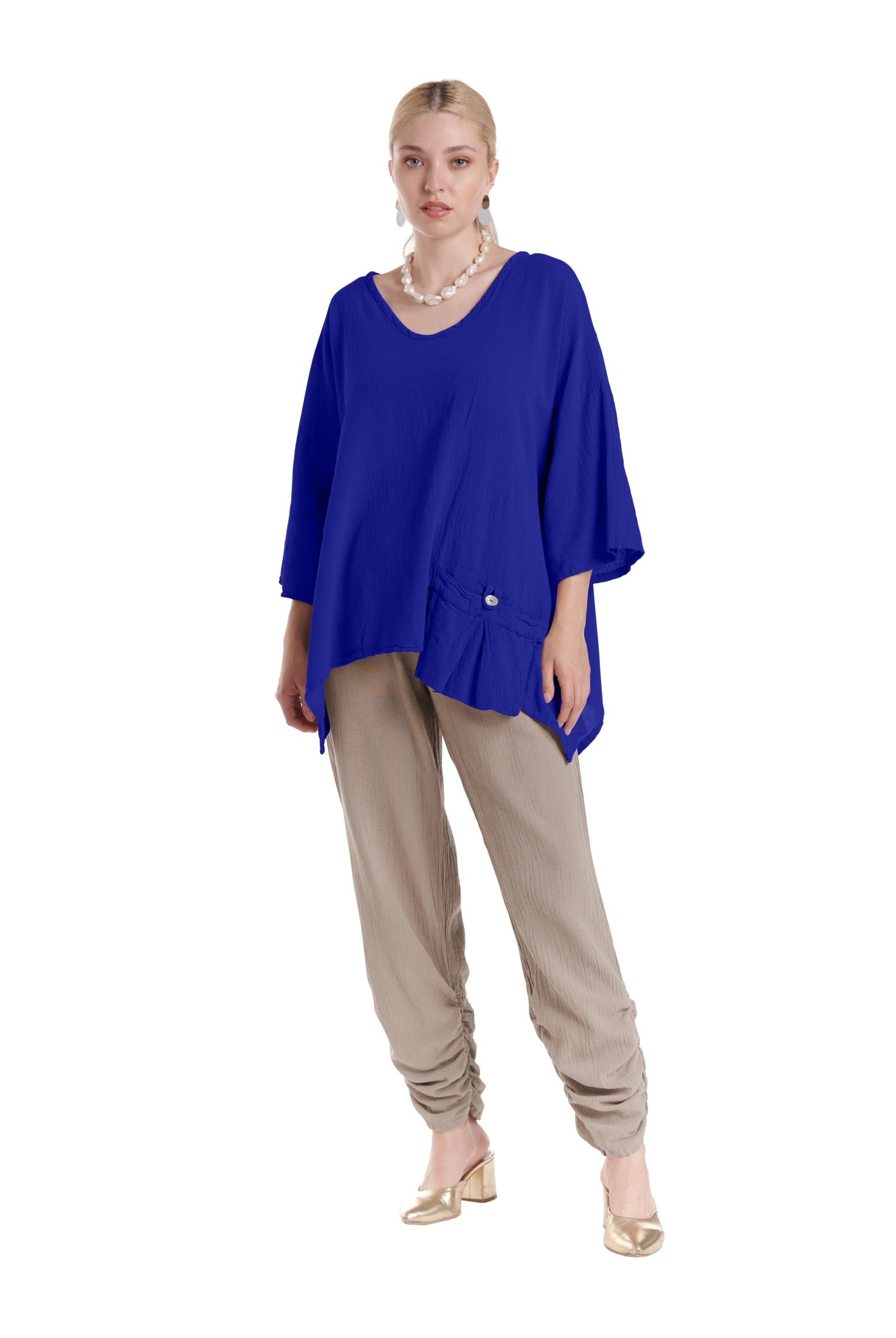 Pocket Blouse-Oh My Gauze