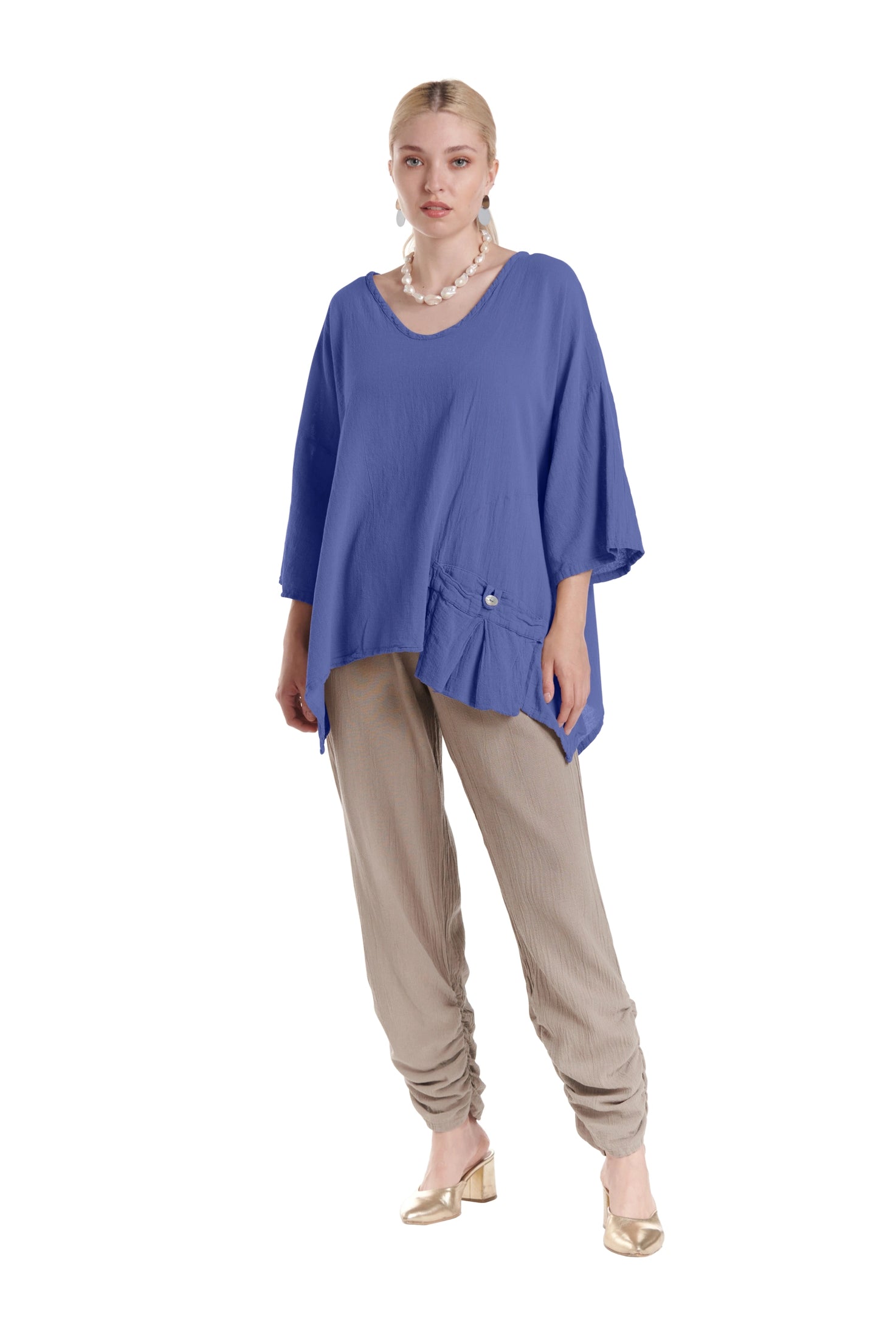 Pocket Blouse-Oh My Gauze