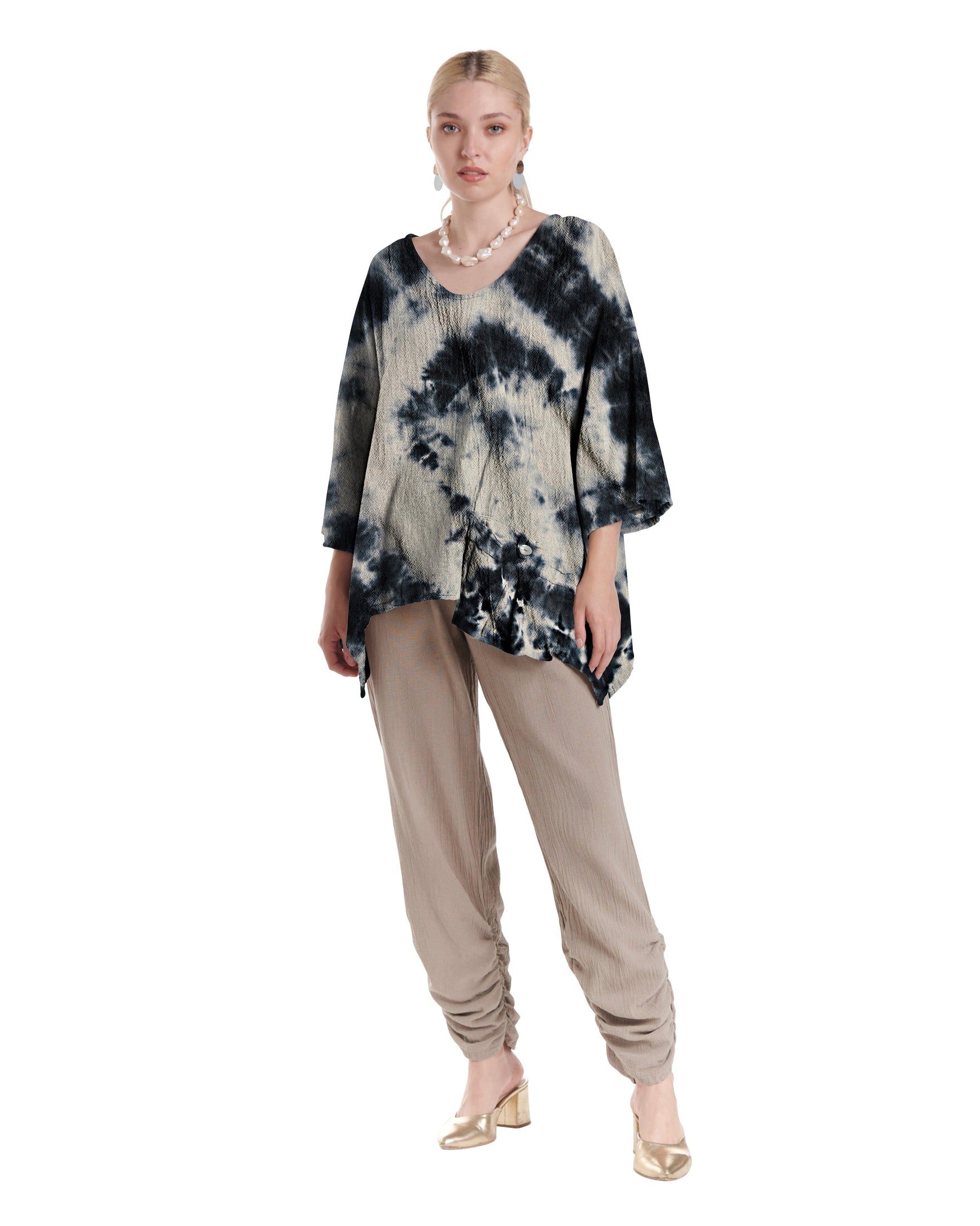 Pocket Cotton Gauze Blouse-Oh My Gauze