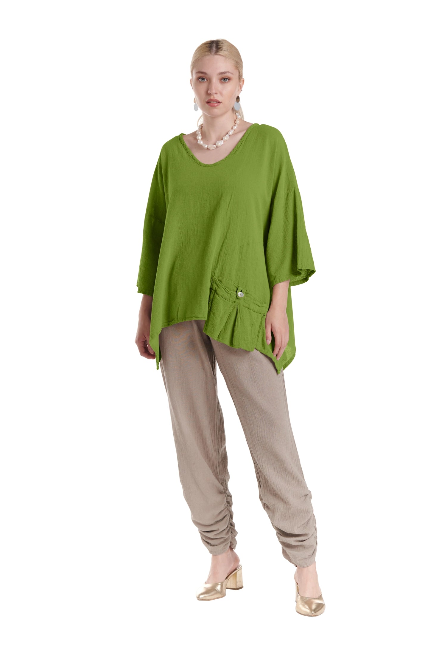 Pocket Blouse-Oh My Gauze