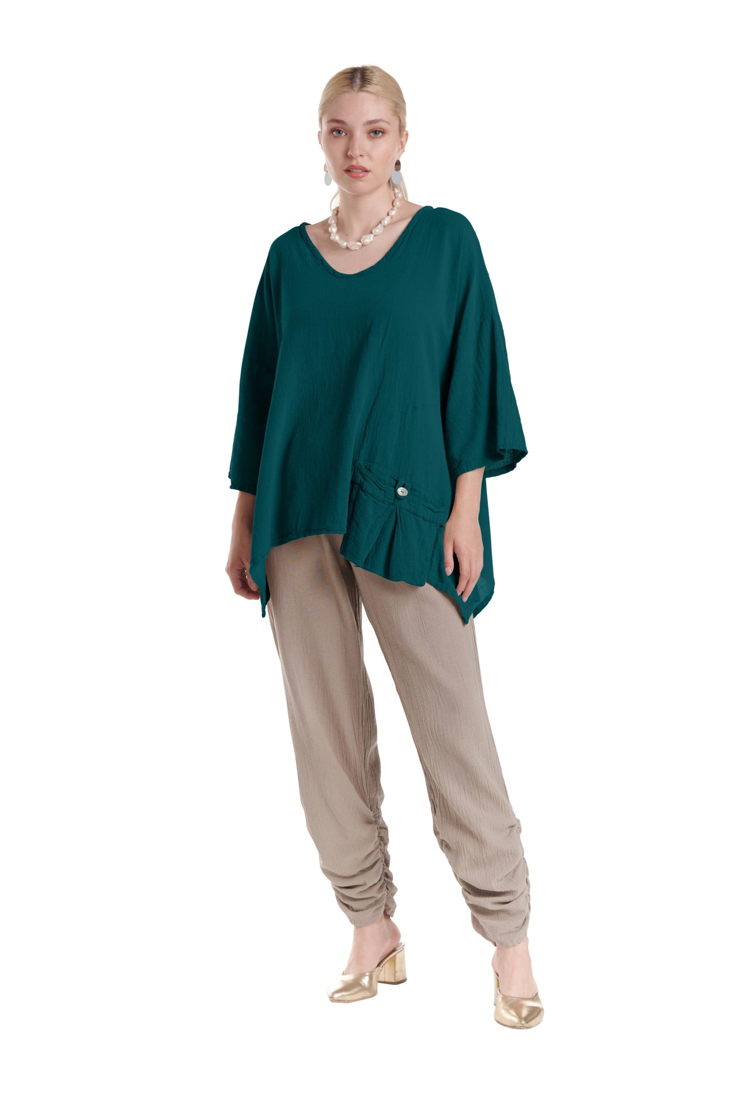 Pocket Blouse-Oh My Gauze