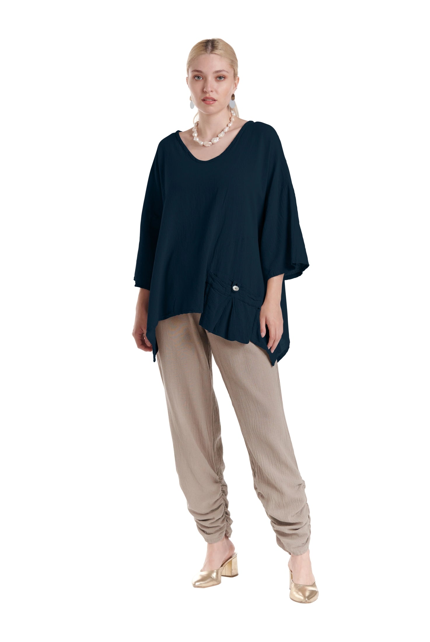 Pocket Blouse-Oh My Gauze