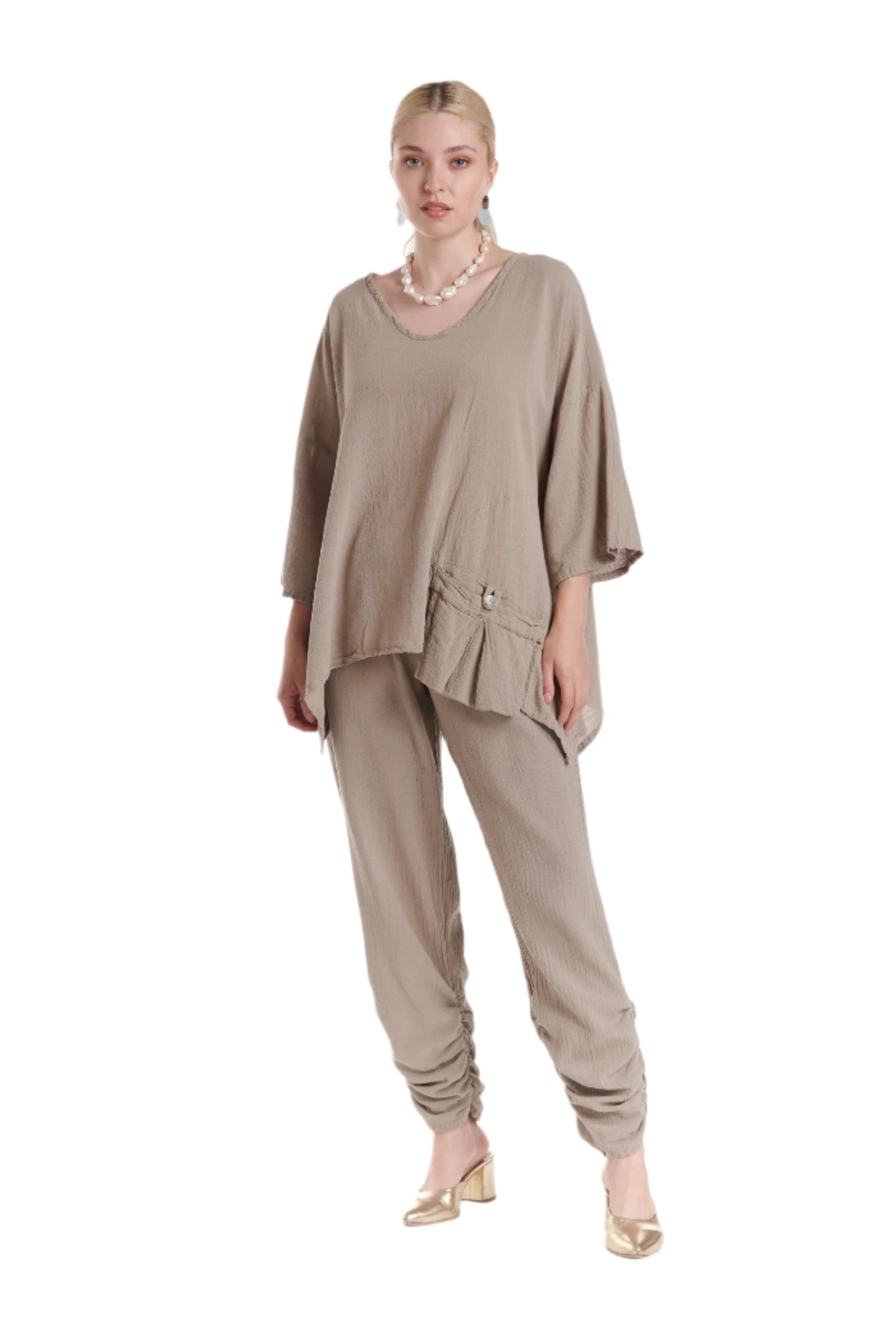 Pocket Blouse-Oh My Gauze