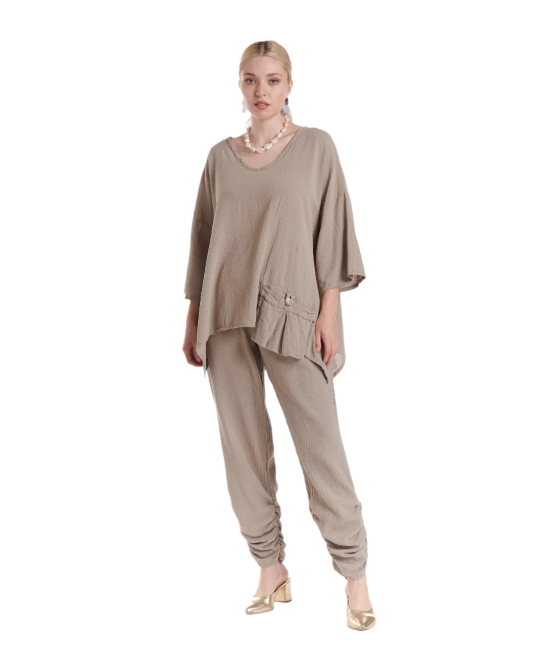 Pocket Blouse-Oh My Gauze