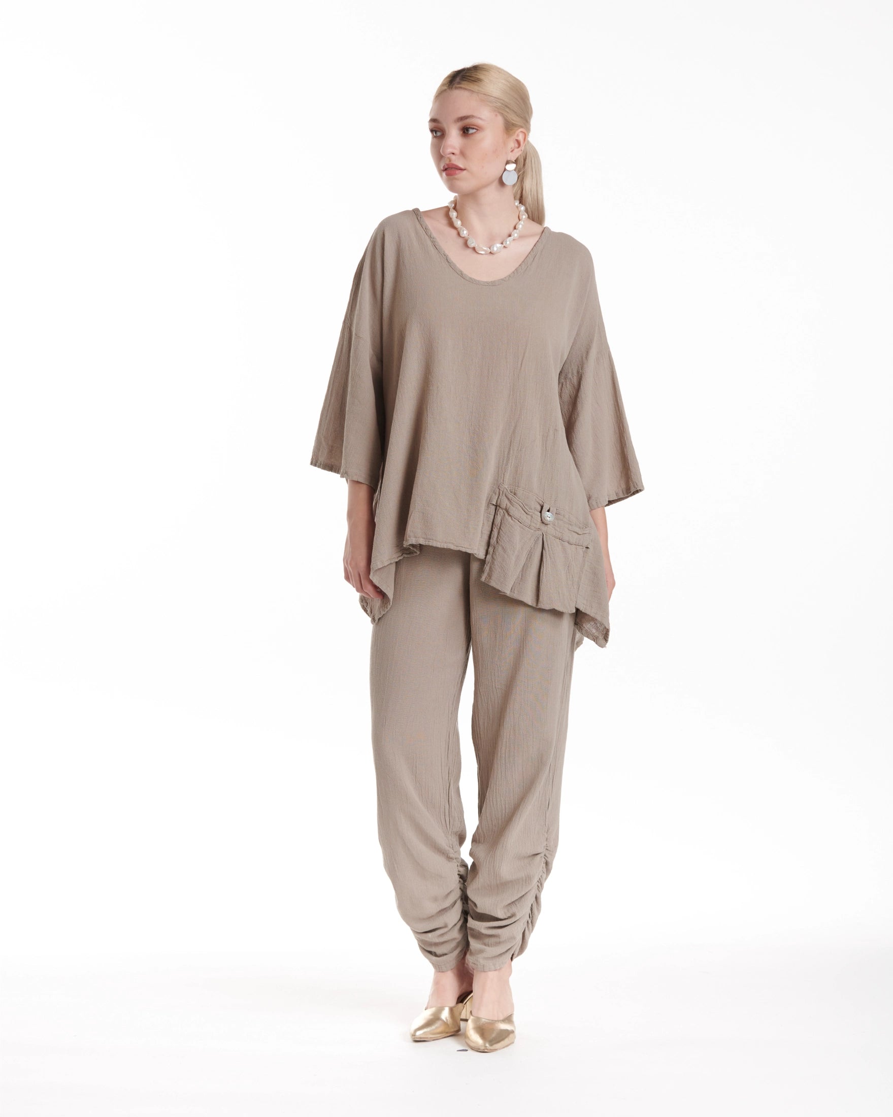 Pocket Blouse-Oh My Gauze