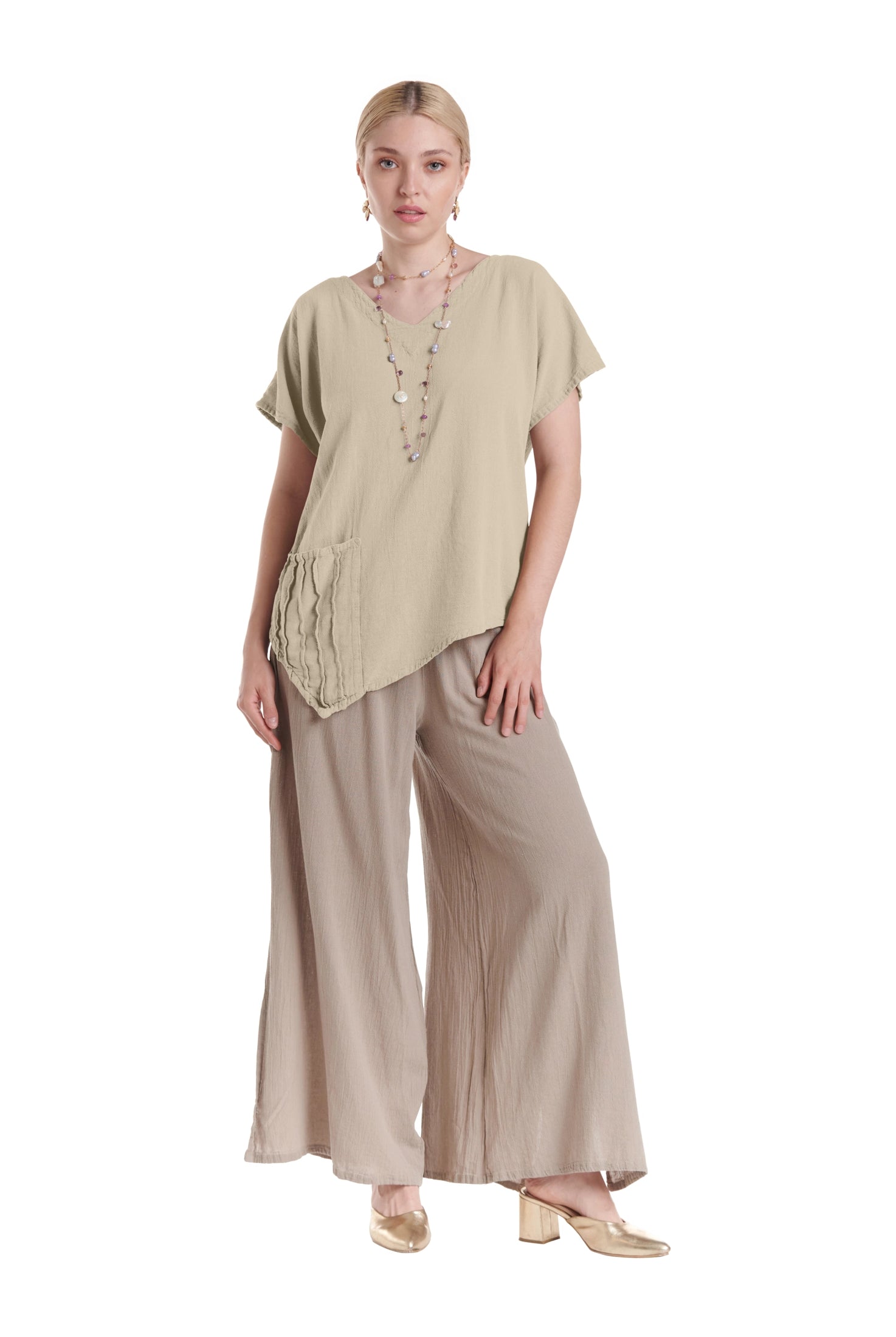 Polly Cotton Gauze Blouse-Oh My Gauze