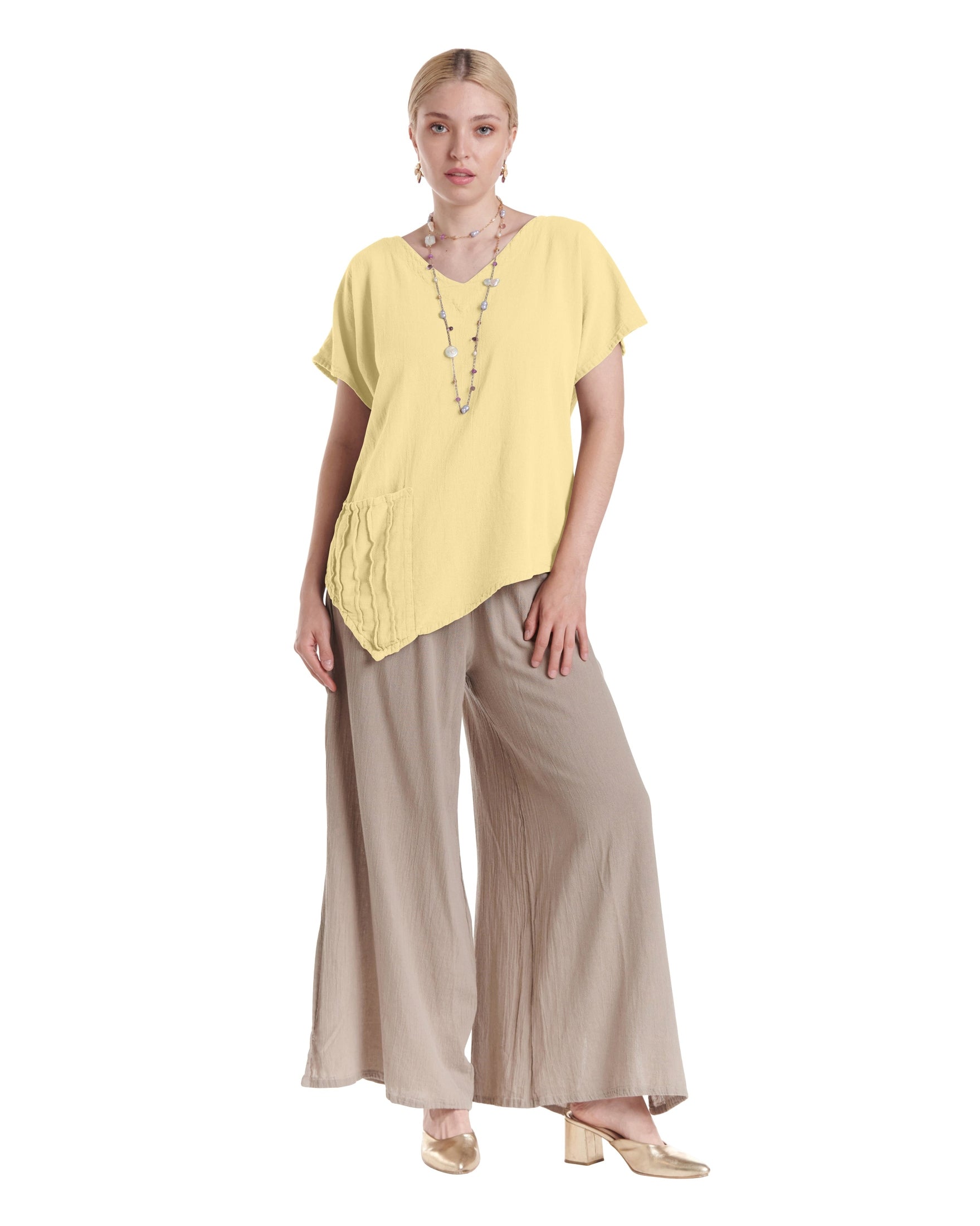 Polly Cotton Gauze Blouse-Oh My Gauze