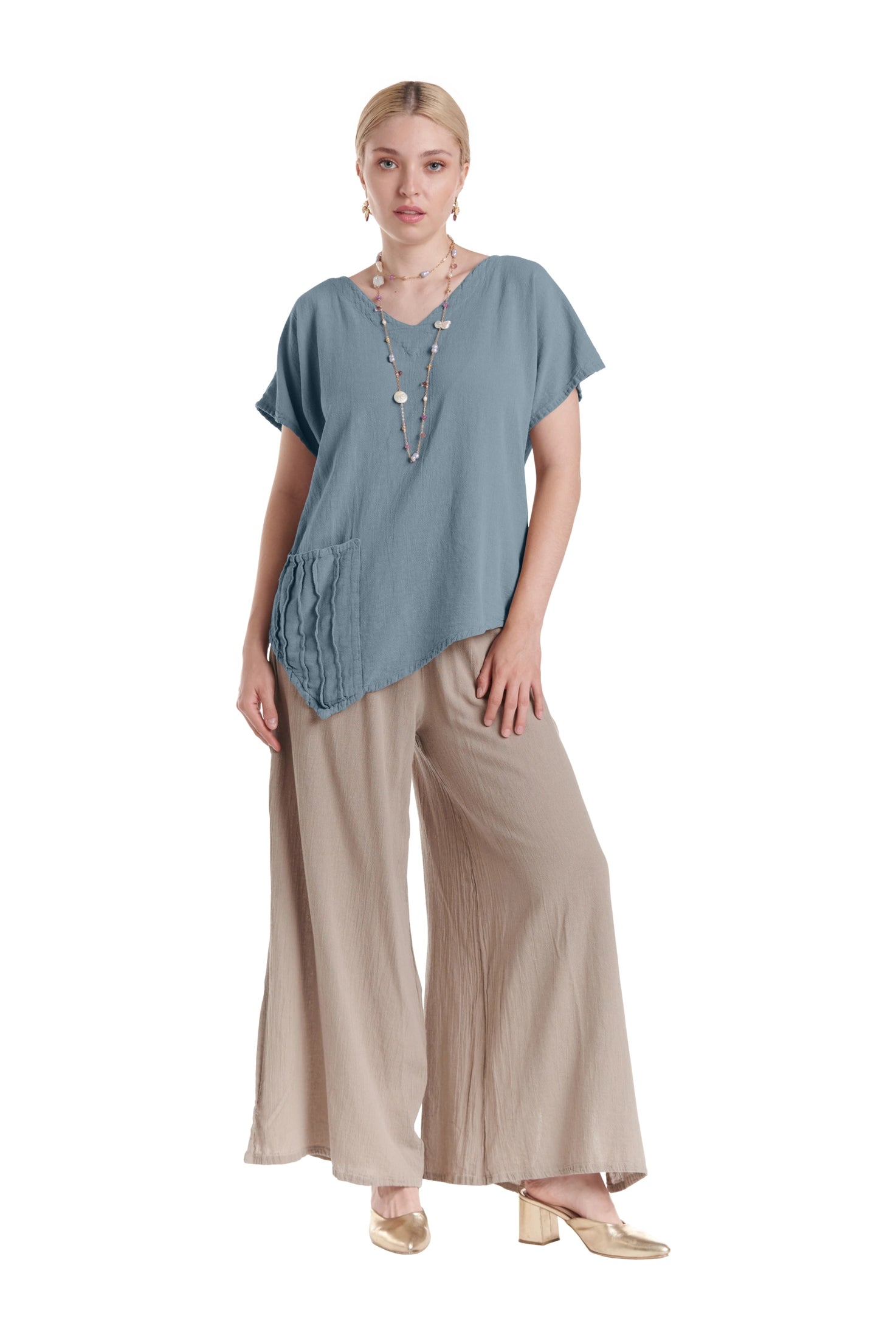 Polly Cotton Gauze Blouse-Oh My Gauze