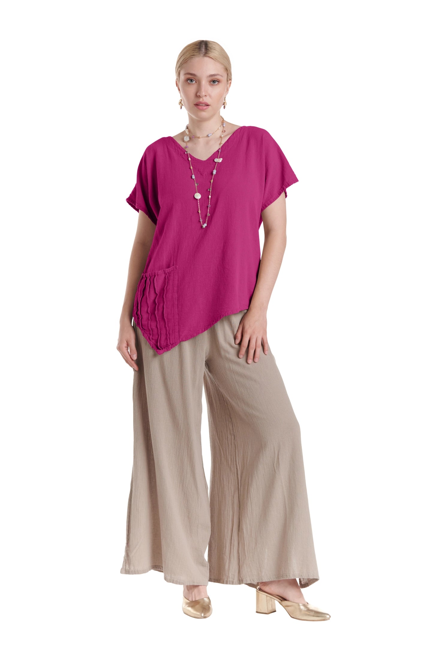 Polly Cotton Gauze Blouse-Oh My Gauze