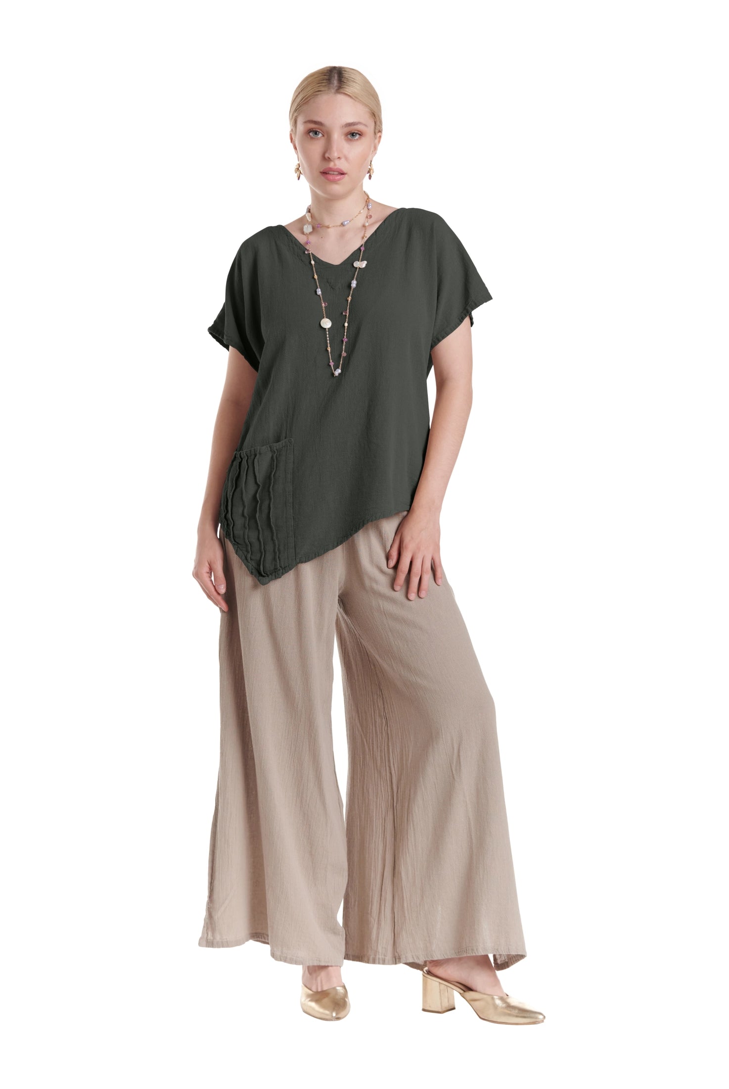 Polly Cotton Gauze Blouse-Oh My Gauze