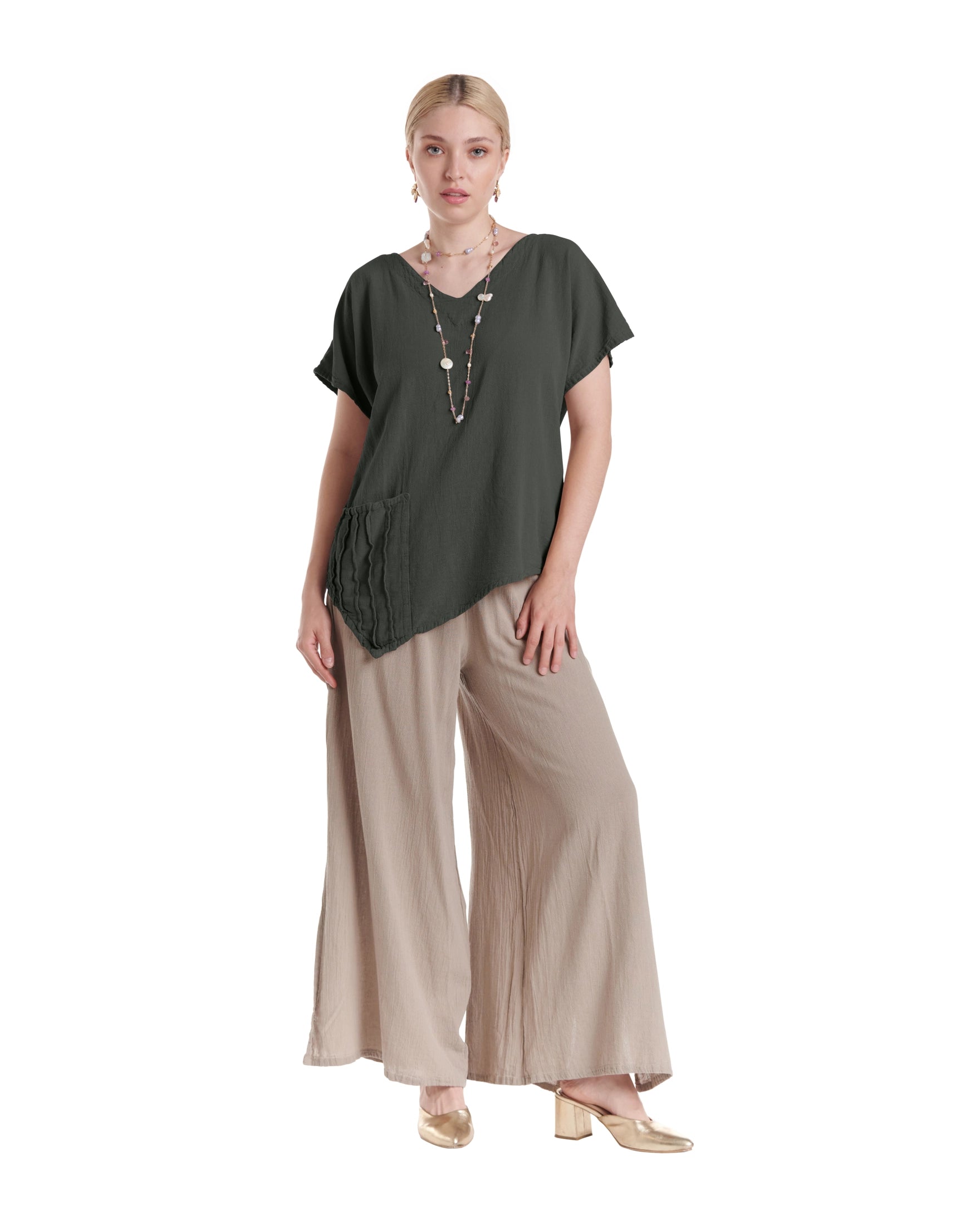 Polly Cotton Gauze Blouse-Oh My Gauze