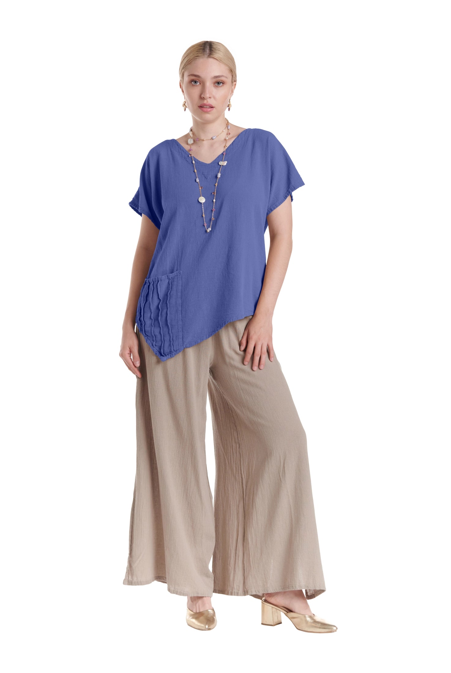 Polly Cotton Gauze Blouse-Oh My Gauze