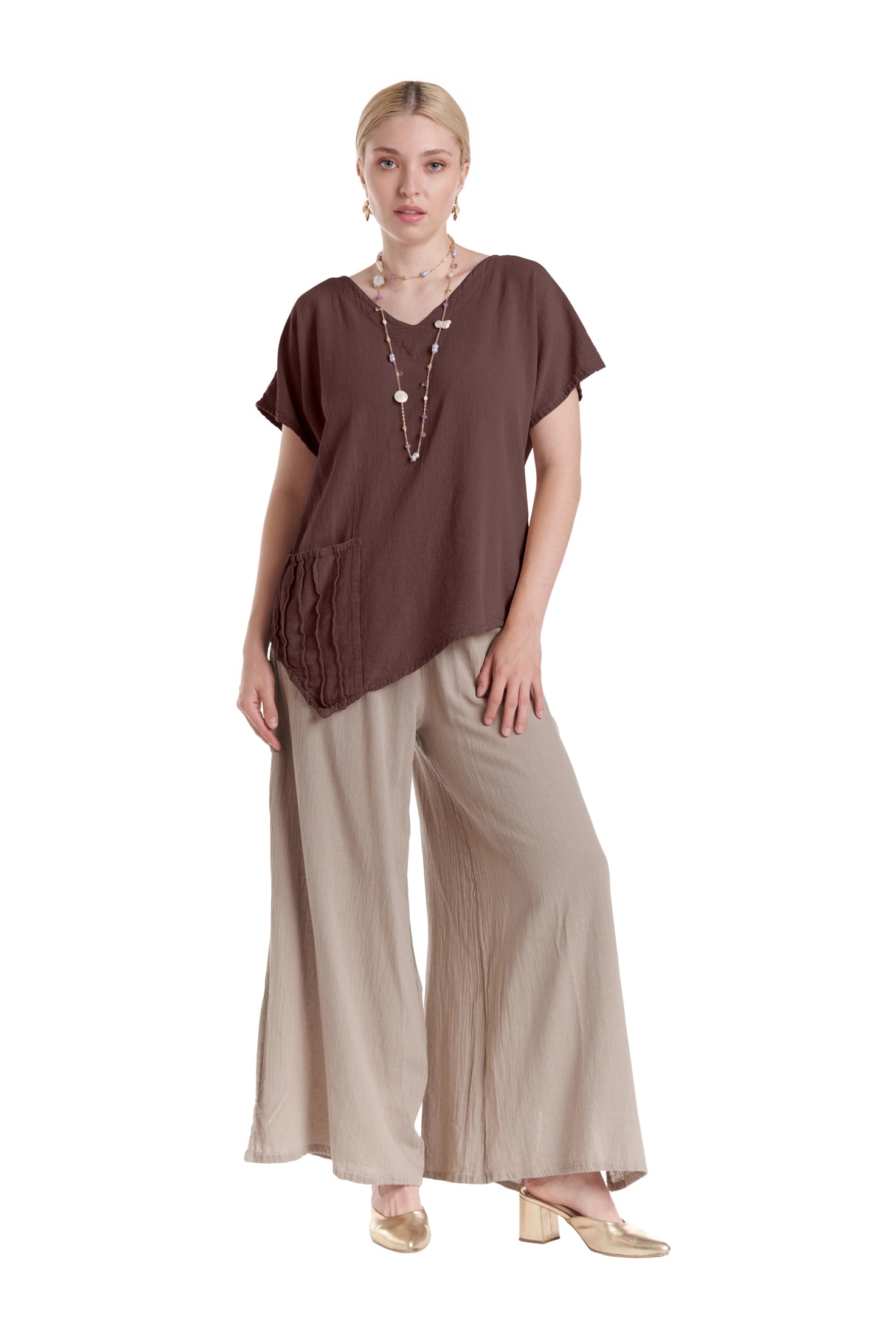 Polly Cotton Gauze Blouse-Oh My Gauze