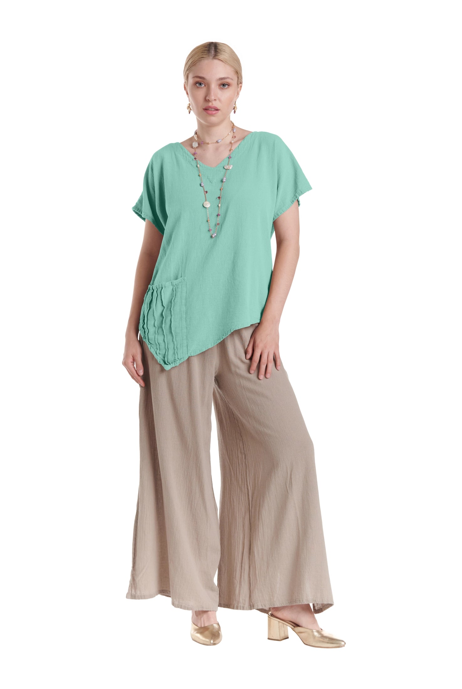 Polly Cotton Gauze Blouse-Oh My Gauze