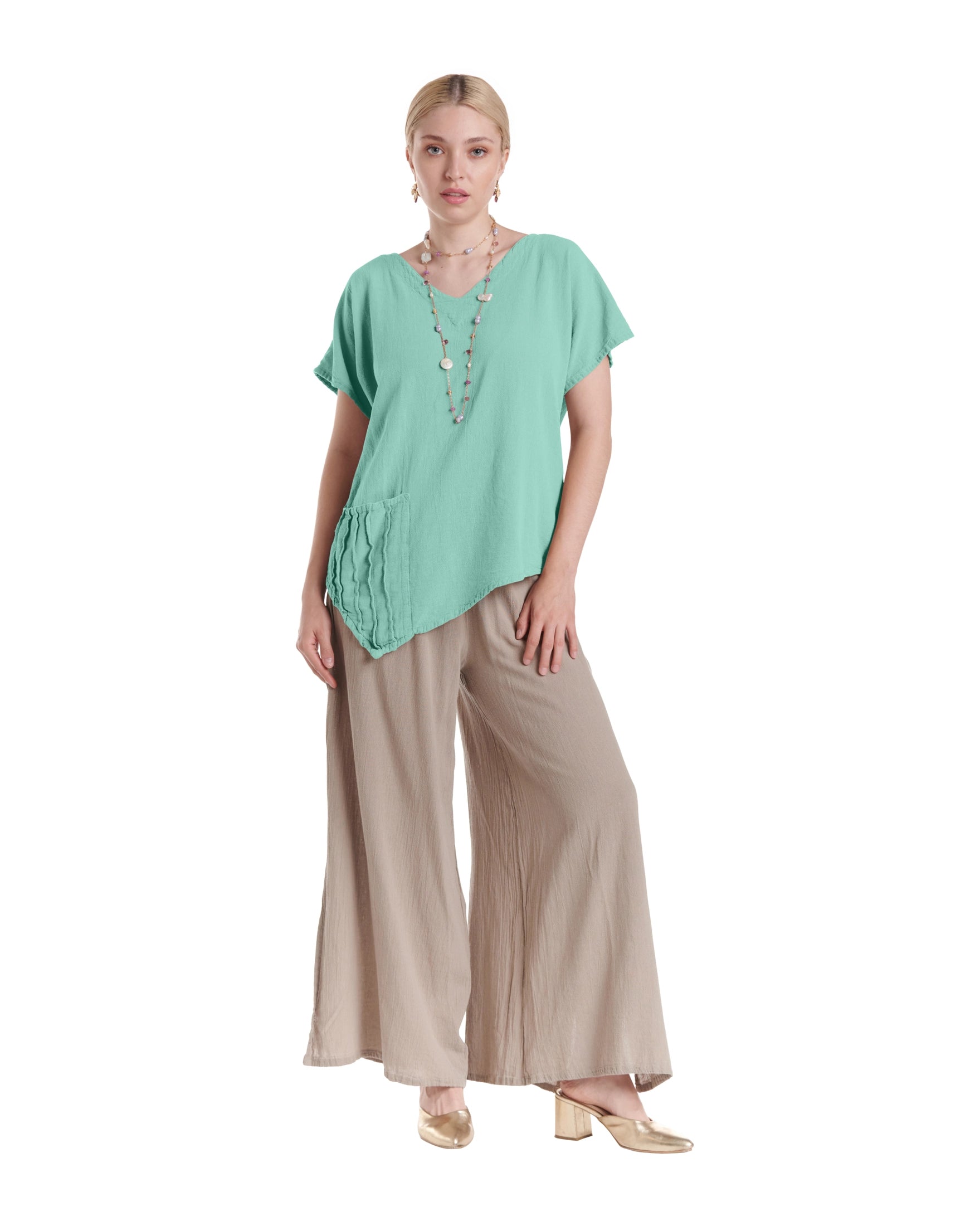 Polly Cotton Gauze Blouse-Oh My Gauze