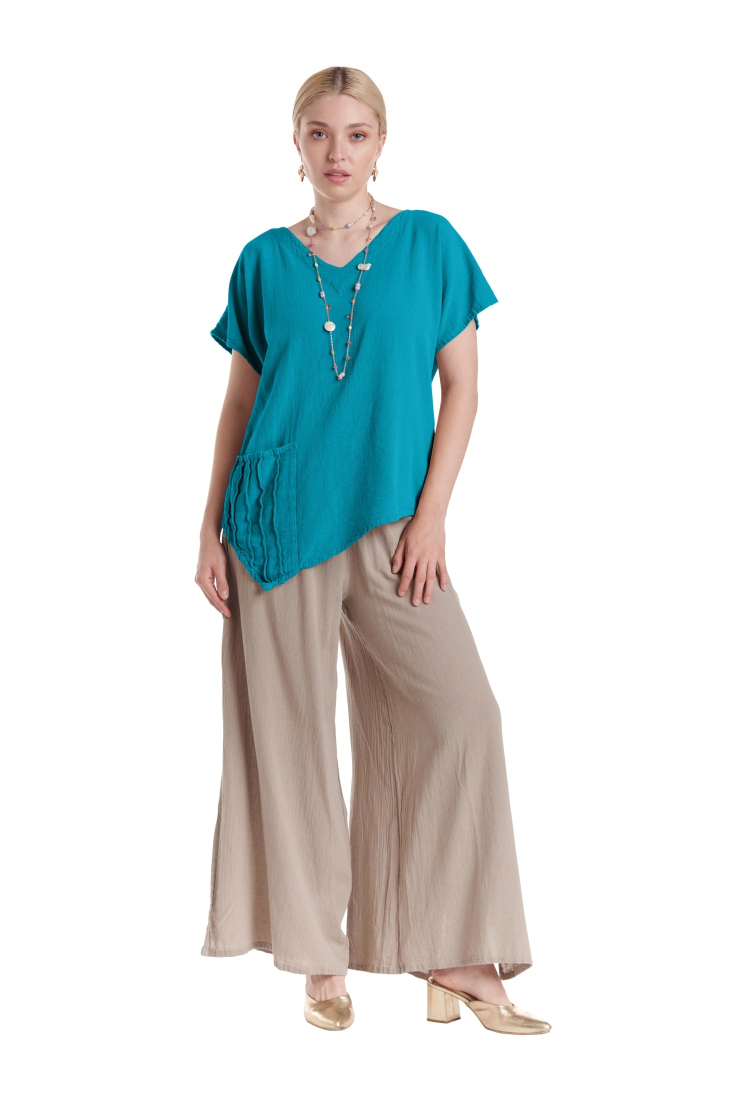 Polly Cotton Gauze Blouse-Oh My Gauze