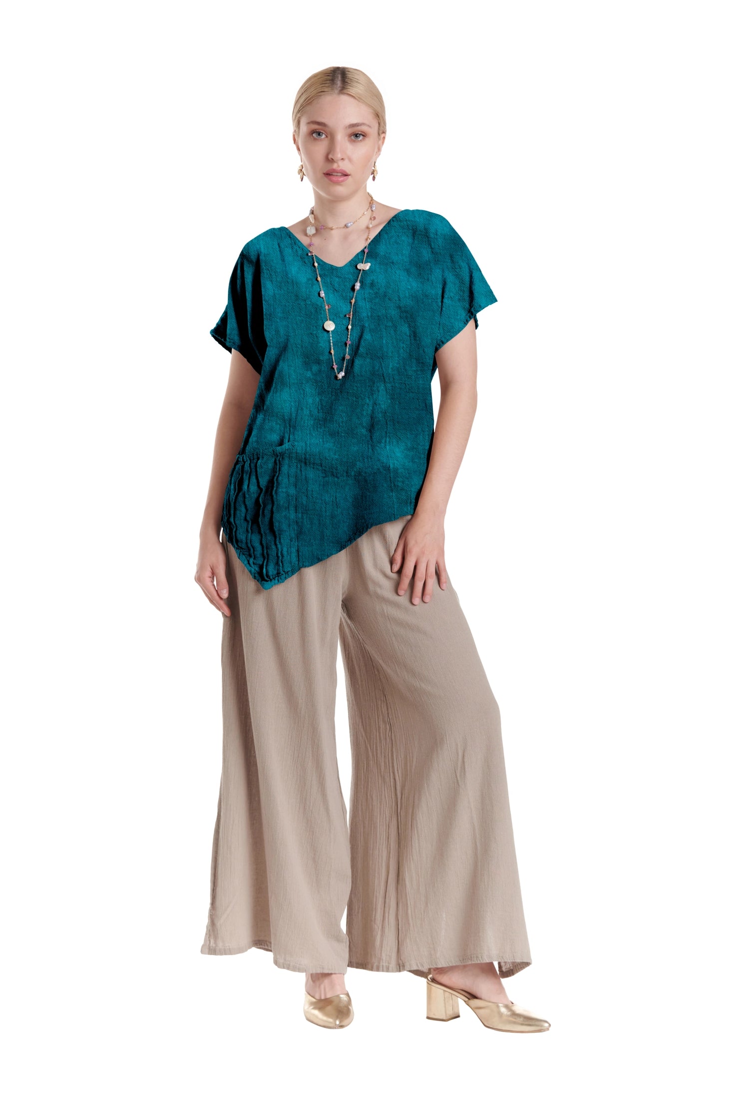 Polly Cotton Gauze Blouse-Oh My Gauze