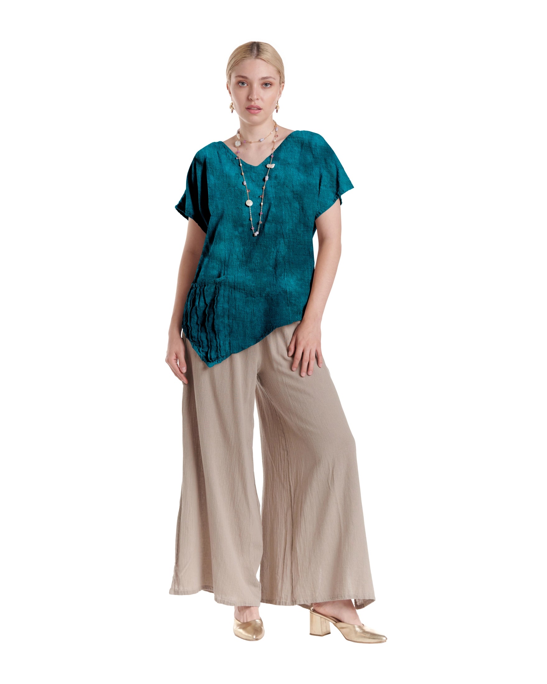 Polly Cotton Gauze Blouse-Oh My Gauze