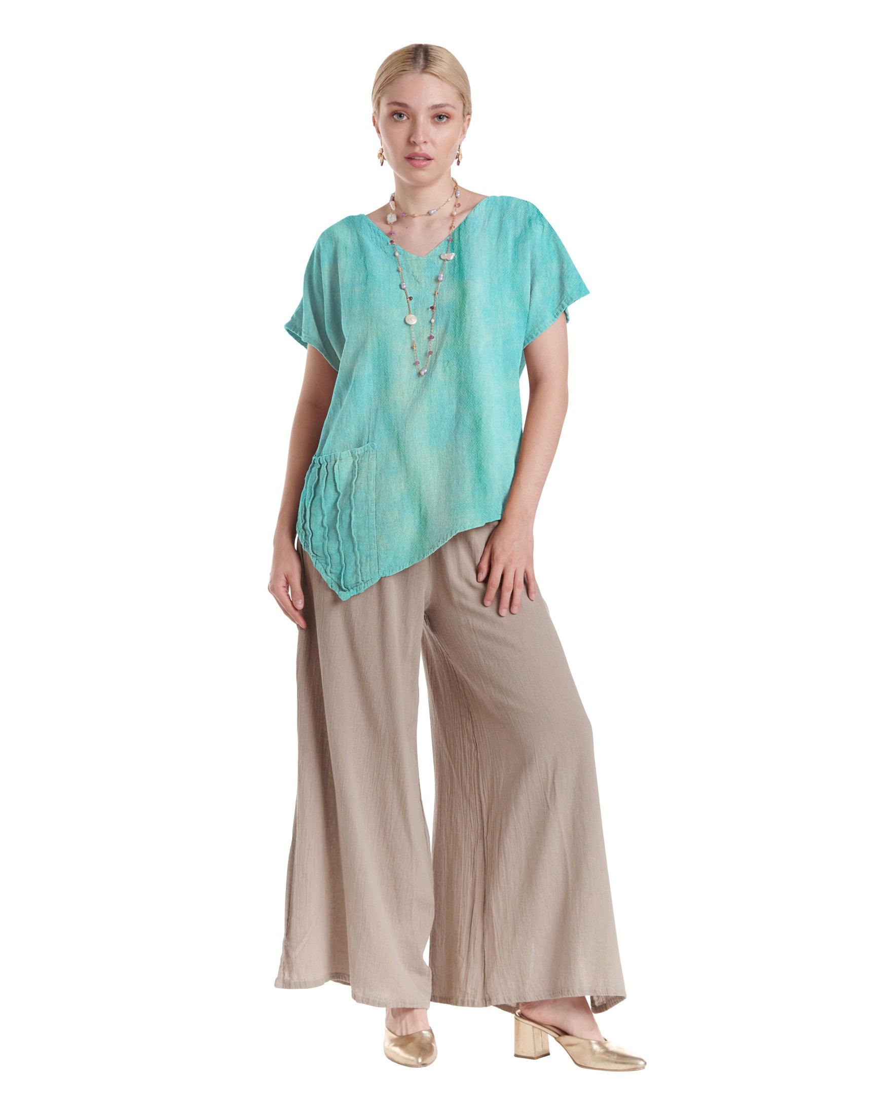 Polly Cotton Gauze Blouse-Oh My Gauze