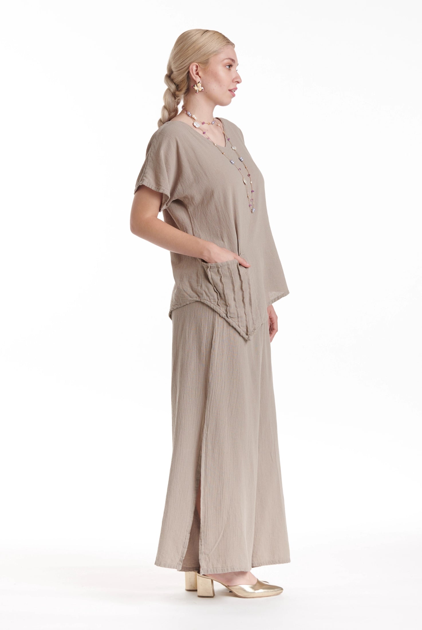 Polly Cotton Gauze Blouse-Oh My Gauze