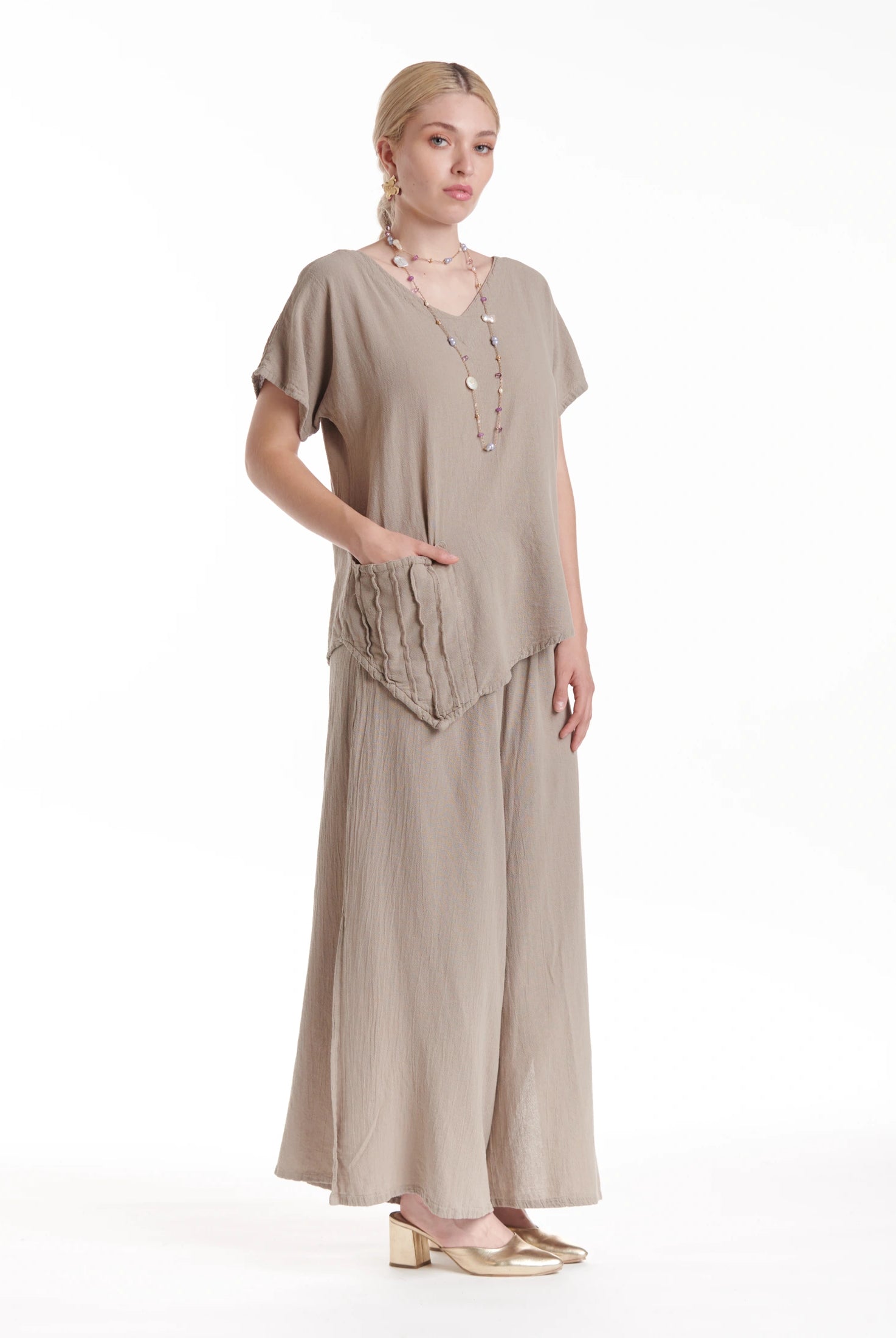 Polly Cotton Gauze Blouse-Oh My Gauze