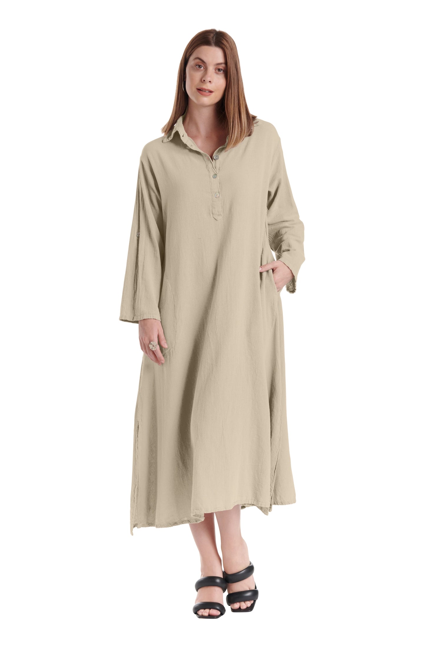 River Cotton Gauze Dress-Oh My Gauze