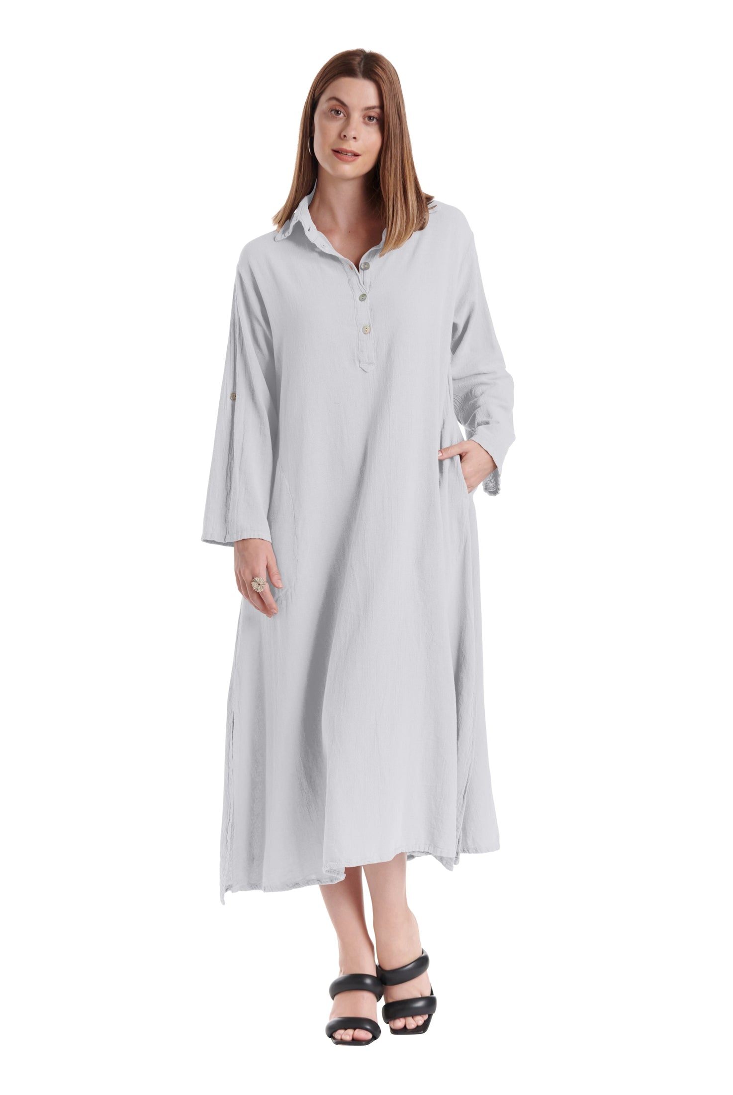 River Cotton Gauze Dress-Oh My Gauze