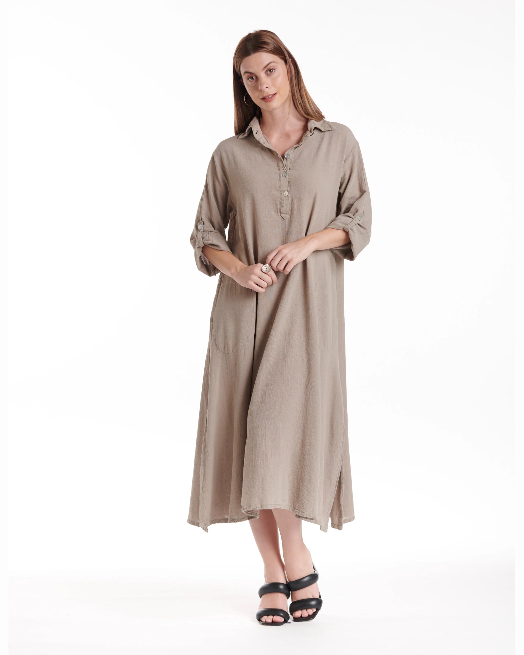 River Cotton Gauze Dress - Final Sale-Oh My Gauze