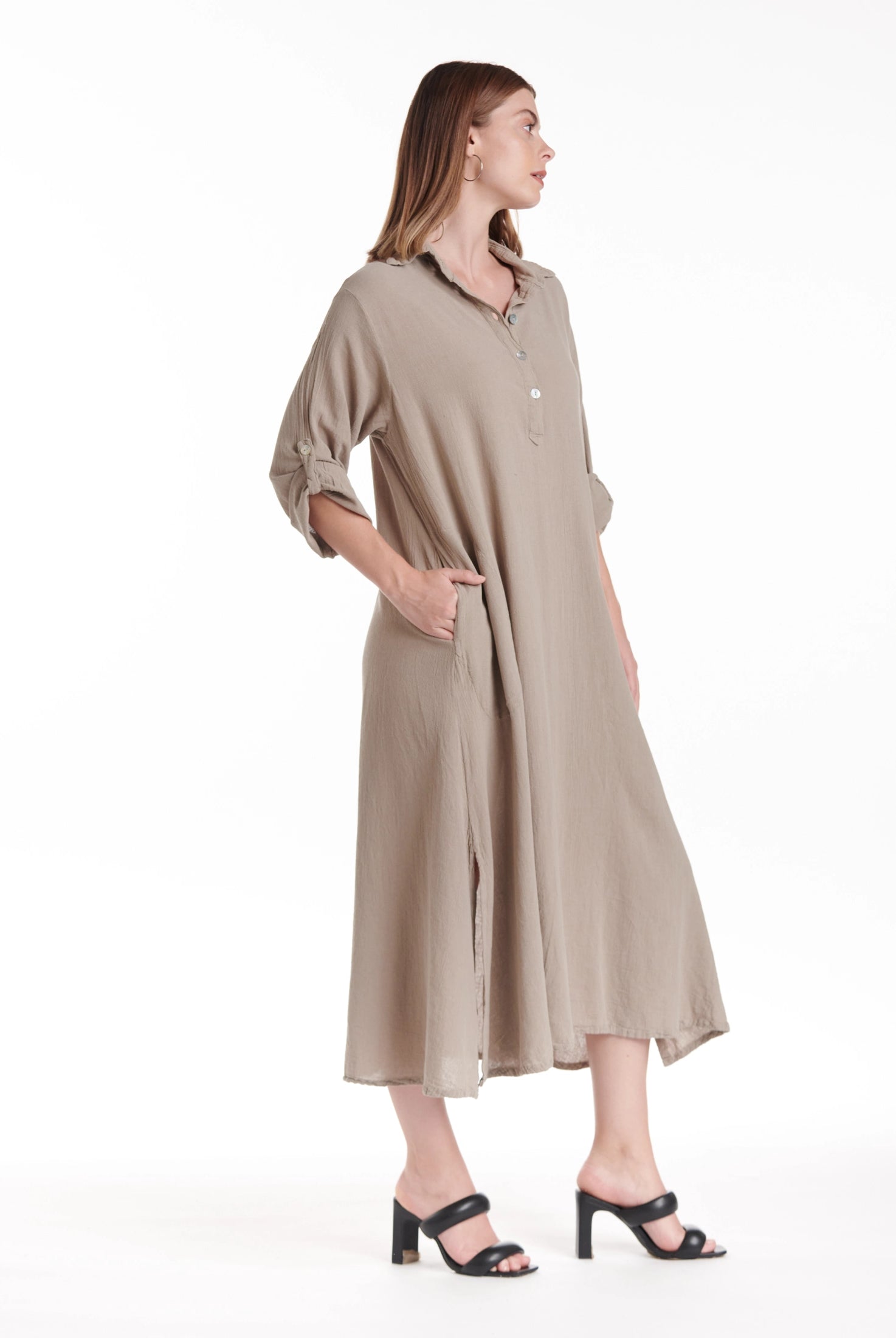 River Cotton Gauze Dress-Oh My Gauze