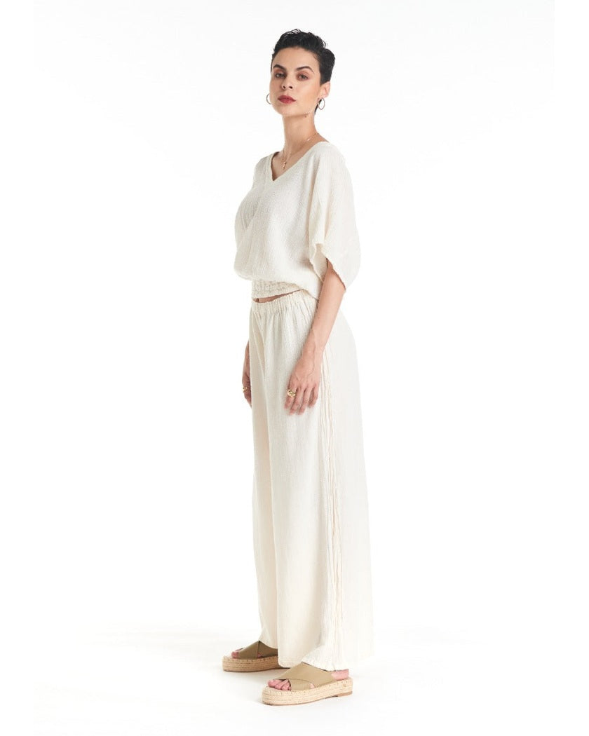 Romane Cotton Gauze Blouse-Oh My Gauze