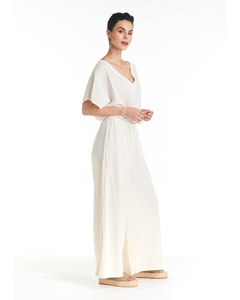 Romane Cotton Gauze Blouse-Oh My Gauze