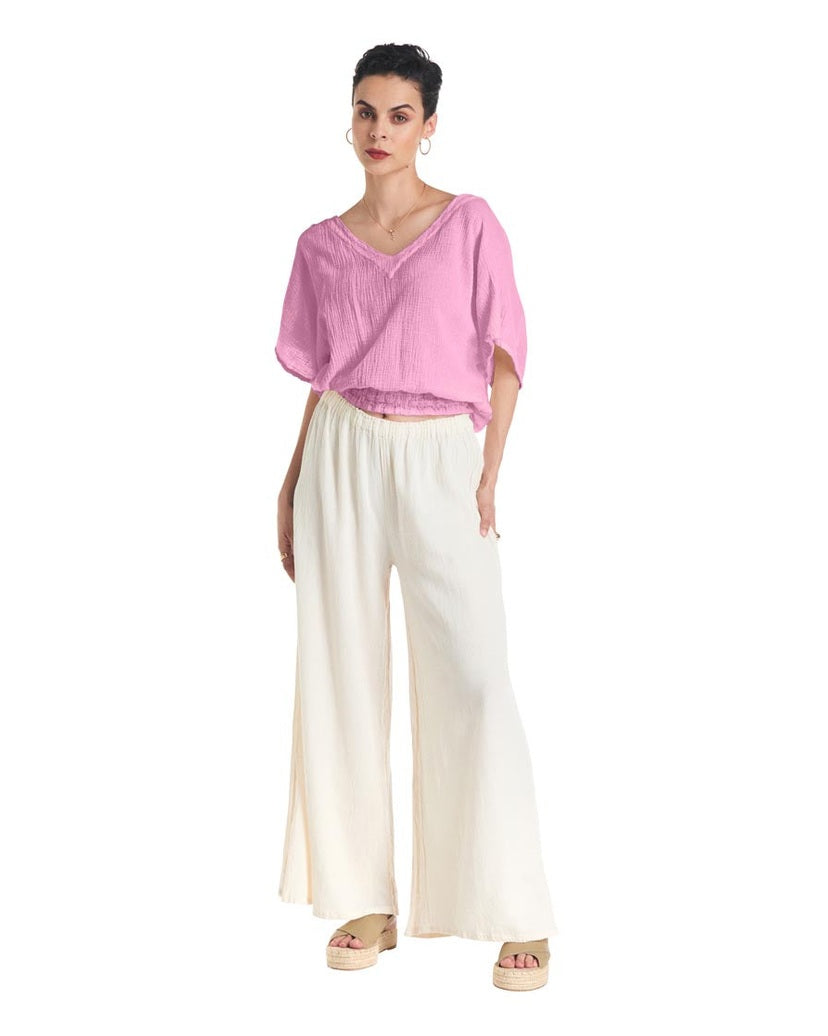 Romane Cotton Gauze Blouse - Final Sale-Oh My Gauze