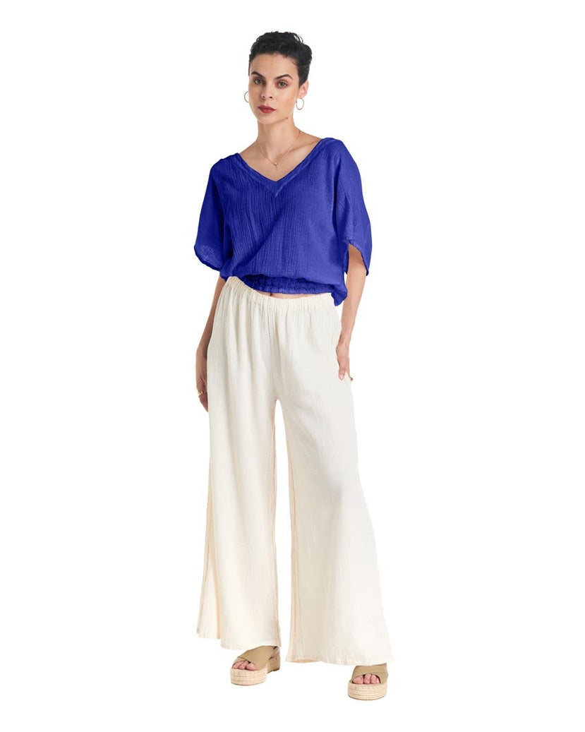 Romane Cotton Gauze Blouse-Oh My Gauze