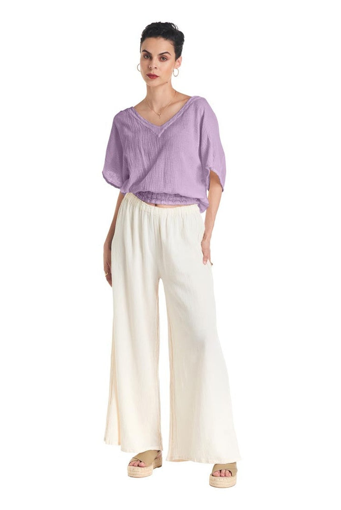 Romane Cotton Gauze Blouse - Final Sale-Oh My Gauze