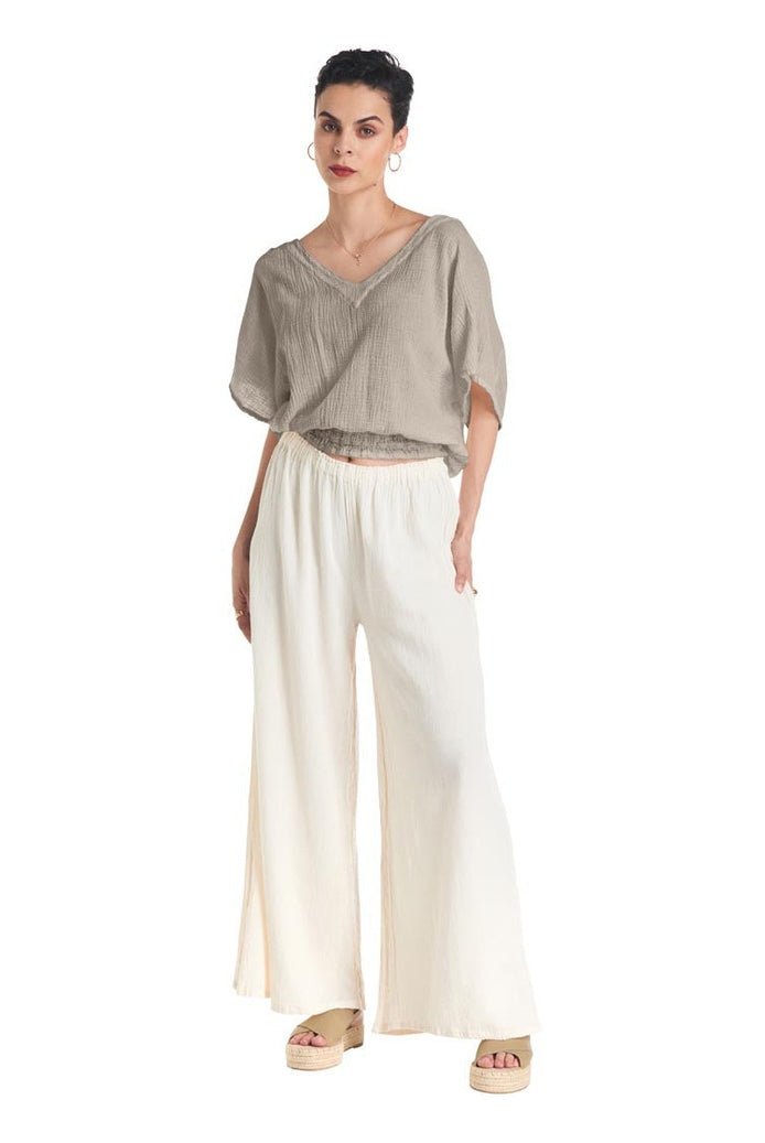 Romane Cotton Gauze Blouse-Oh My Gauze