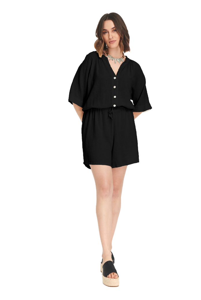 Romper Cotton Gauze Dress – Final Sale-Oh My Gauze