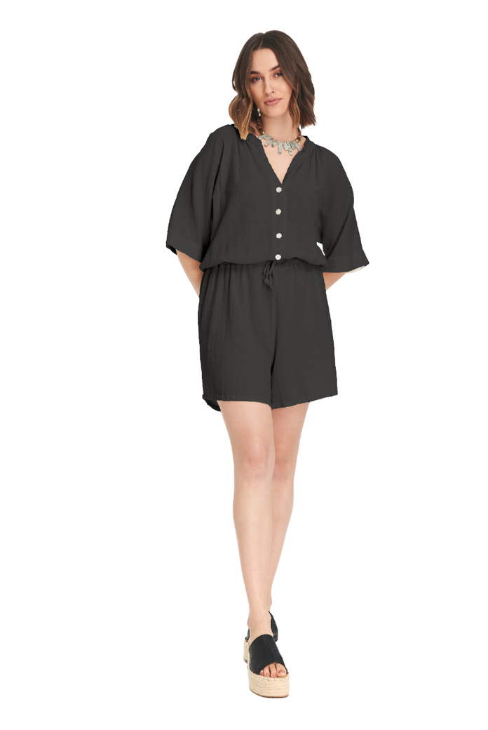 Romper Cotton Gauze Dress – Final Sale-Oh My Gauze