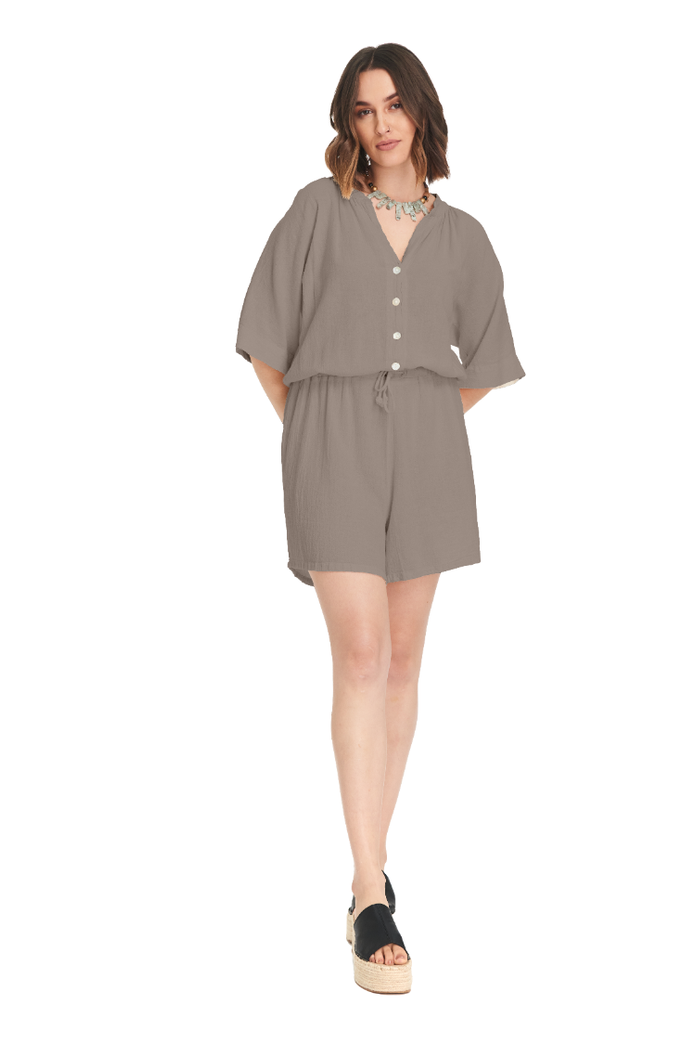 Romper Cotton Gauze Dress – Final Sale-Oh My Gauze