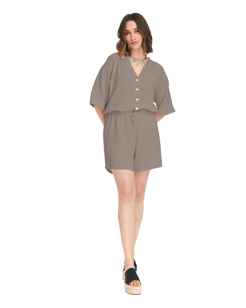Romper Cotton Gauze Dress – Final Sale-Oh My Gauze