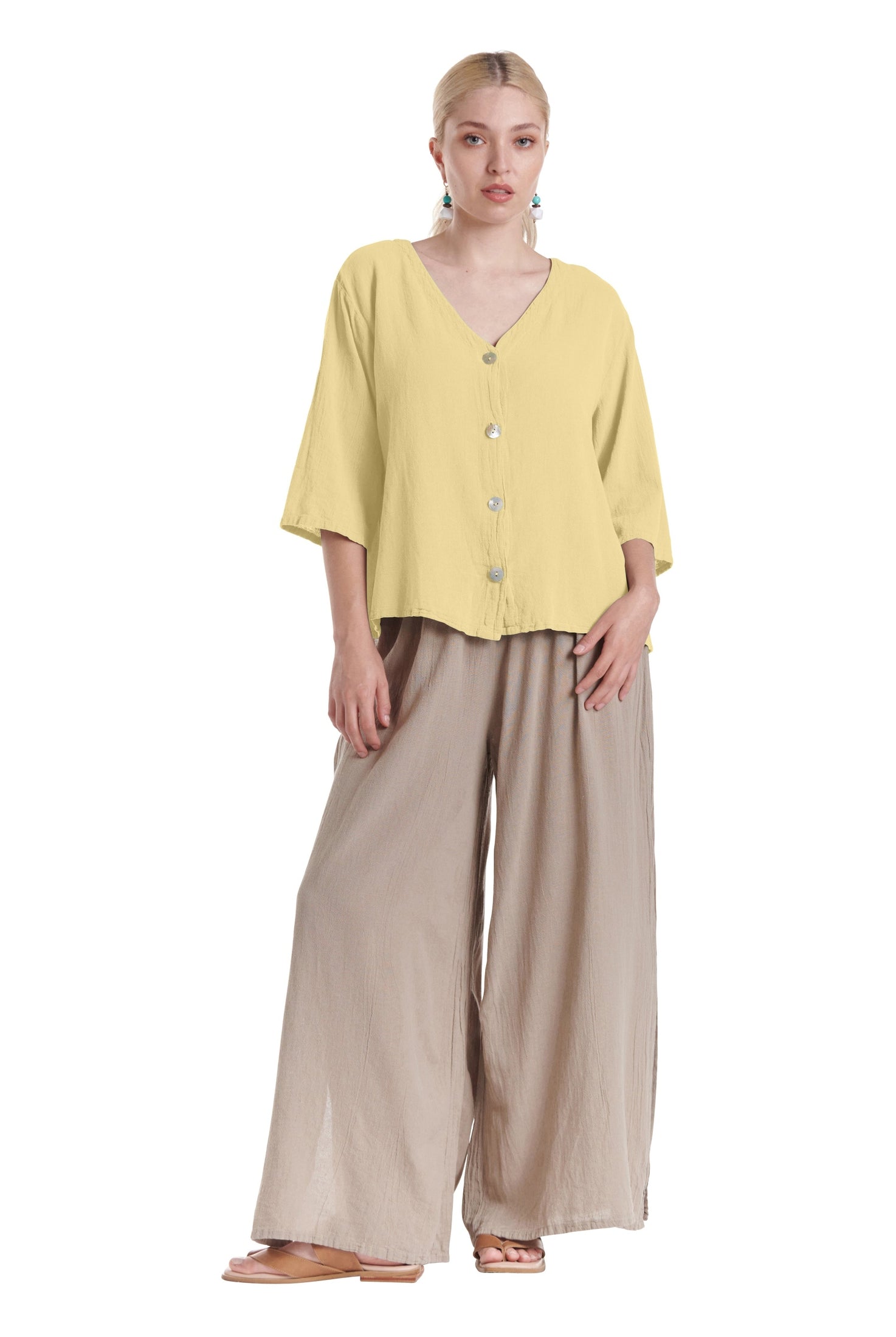 Ronie Cotton Gauze Blouse-Oh My Gauze