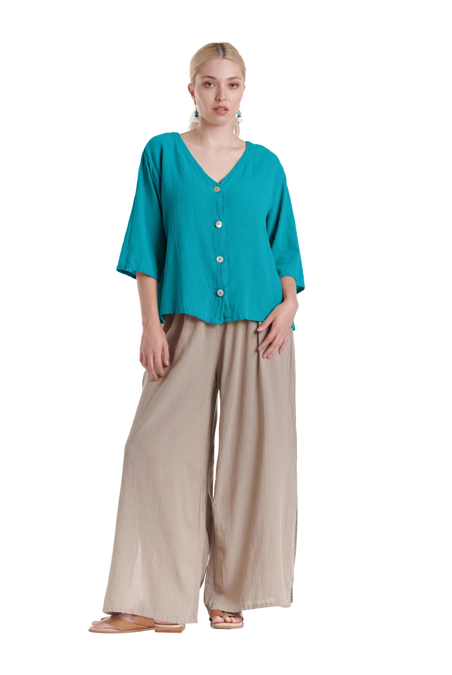 Ronie Cotton Gauze Blouse-Oh My Gauze